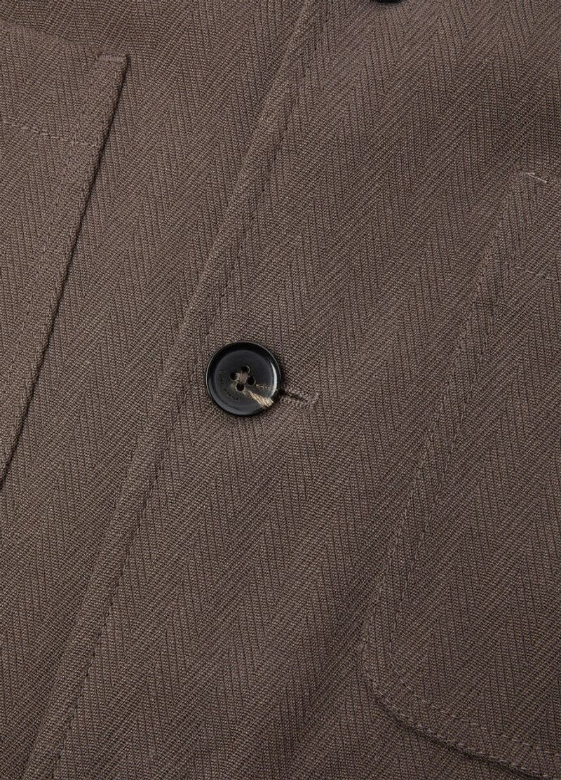 Loro Piana o1w1db10226 FAP2078 Evandro Overshirt in Brown Size US XL / EU 56 / 4 - 8 Thumbnail