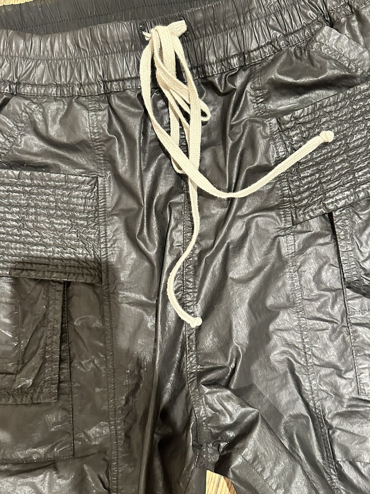 Rick Owens Rick Owens Black Creatch Cargo Pants Size US 33 - 4 Thumbnail