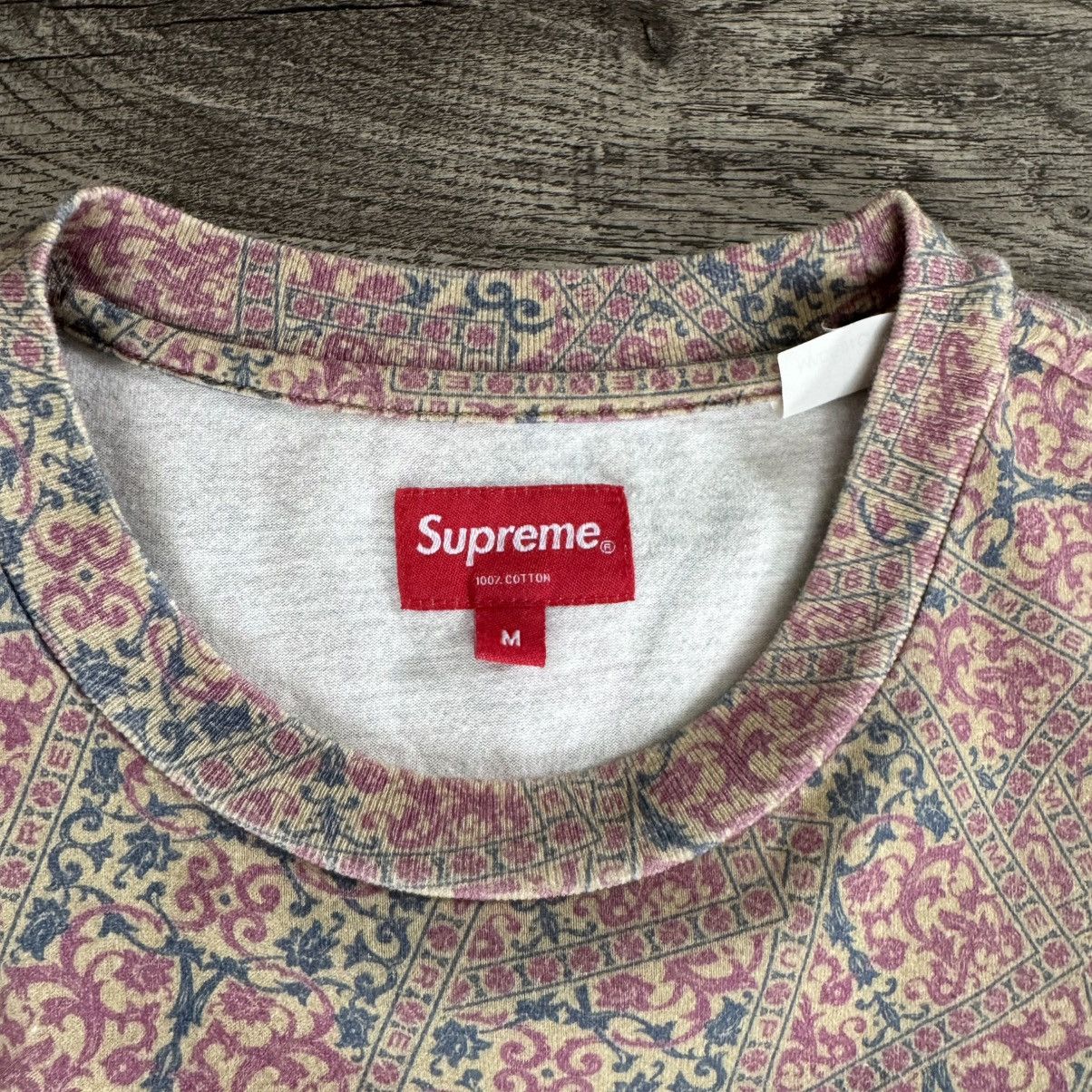 Supreme Khaki Floral Cards Tee Size US M / EU 48-50 / 2 - 4 Thumbnail