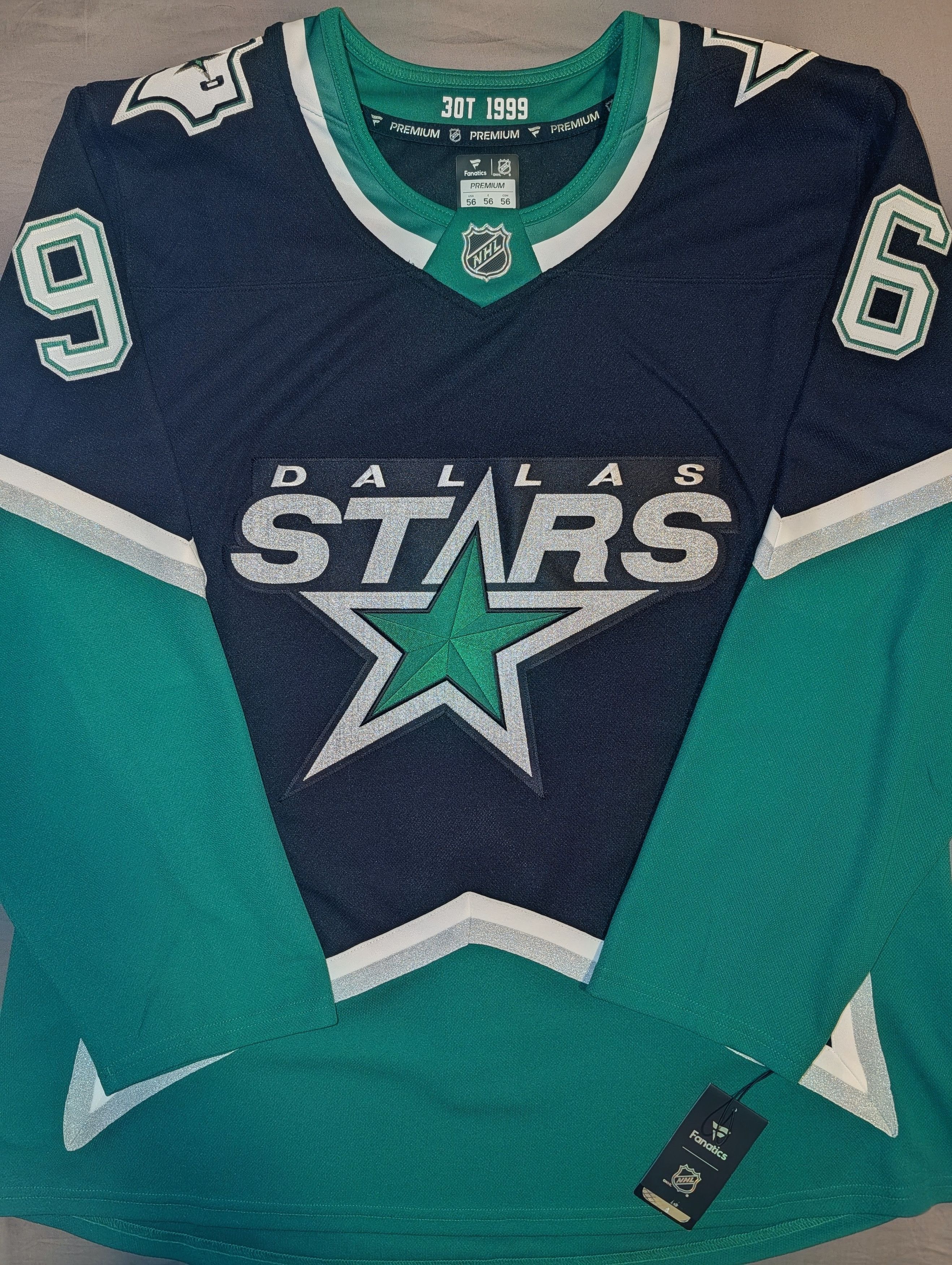 NHL Mikko Rantanen Dallas Stars 3rd jersey Fanatics Premium sz56 Size US XXL / EU 58 / 5 - 4 Thumbnail