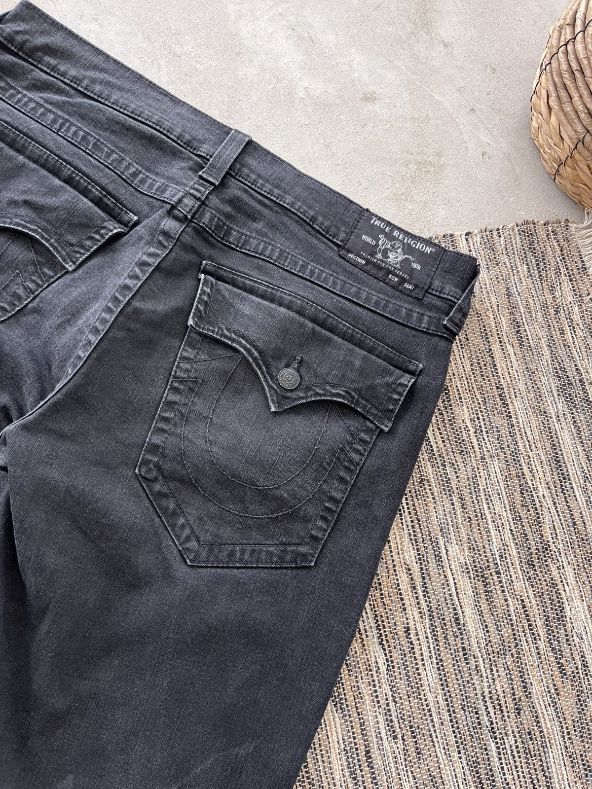 True Religion Vintage True Religion Ricky Black Jeans Relaxed Straight fit Size US 40 / EU 56 - 19 Thumbnail