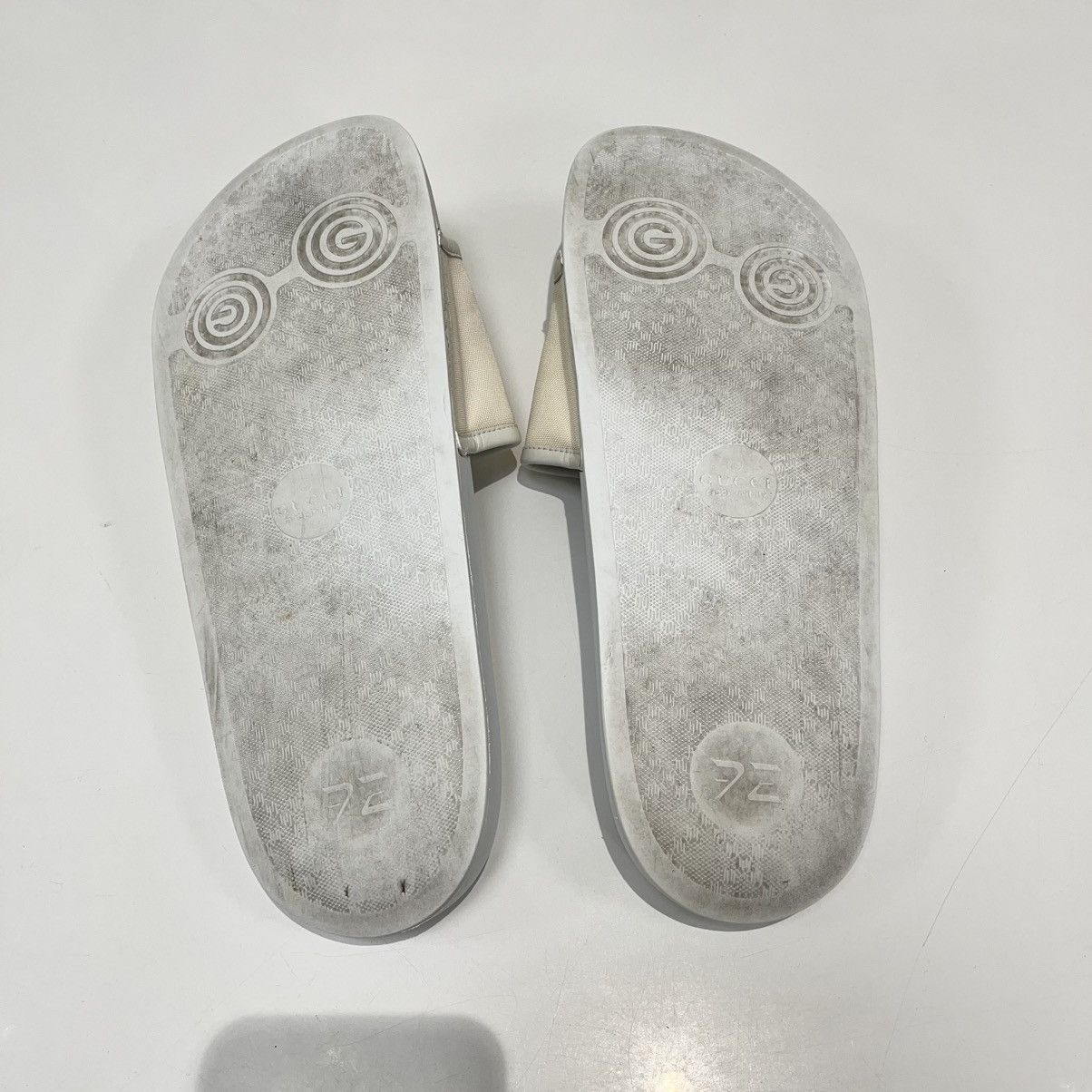 Gucci Gucci Slides White Size US 10 / EU 43 - 6 Thumbnail