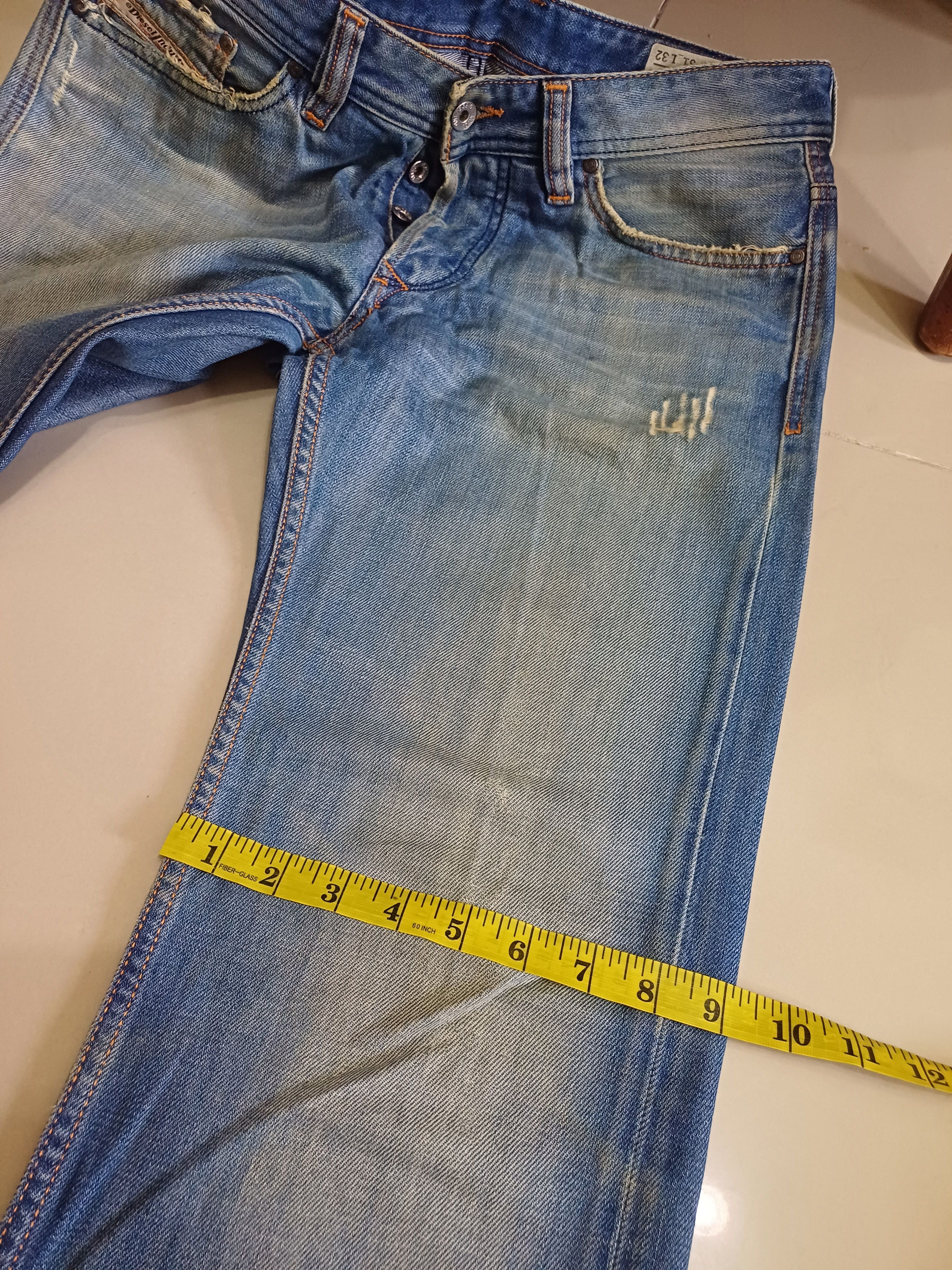 Designer × Seditionaries Diesel jeans, distressed & faded colour design Size US 31 - 19 Thumbnail