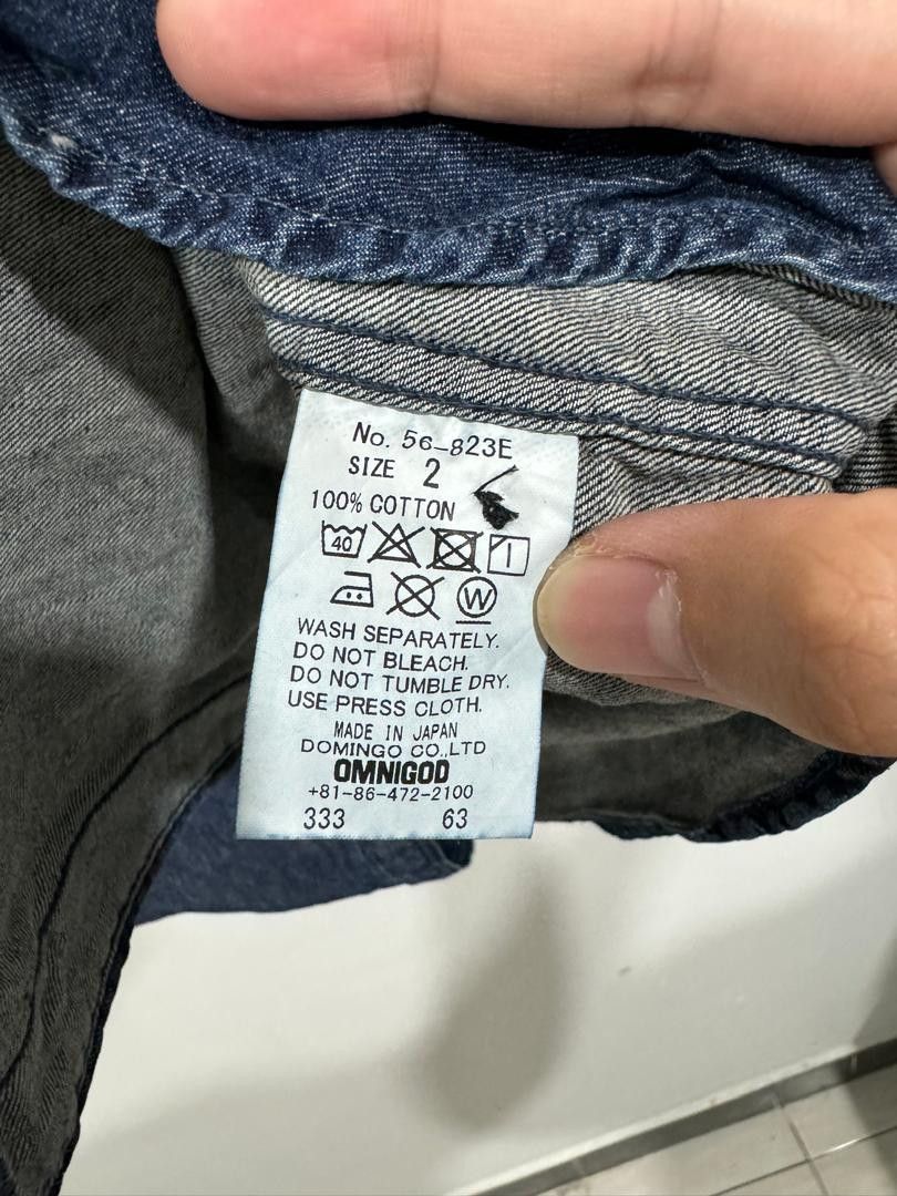 Japanese Brand × OMNIGOD Omnigod Denim Shirt Size US M / EU 48-50 / 2 - 5 Thumbnail