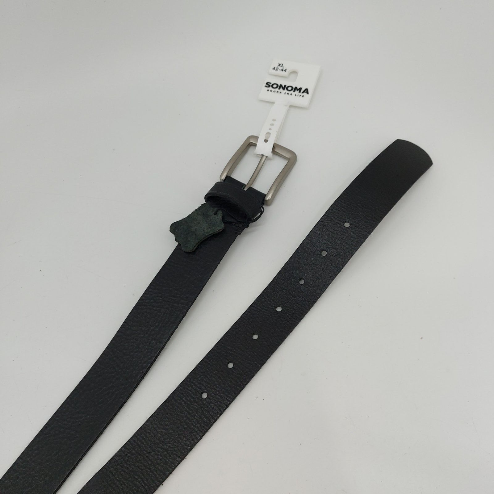 Sonoma Sonoma Black Genuine Leather Belt Single Prong Men's Size 42 Size 42 - 5 Thumbnail