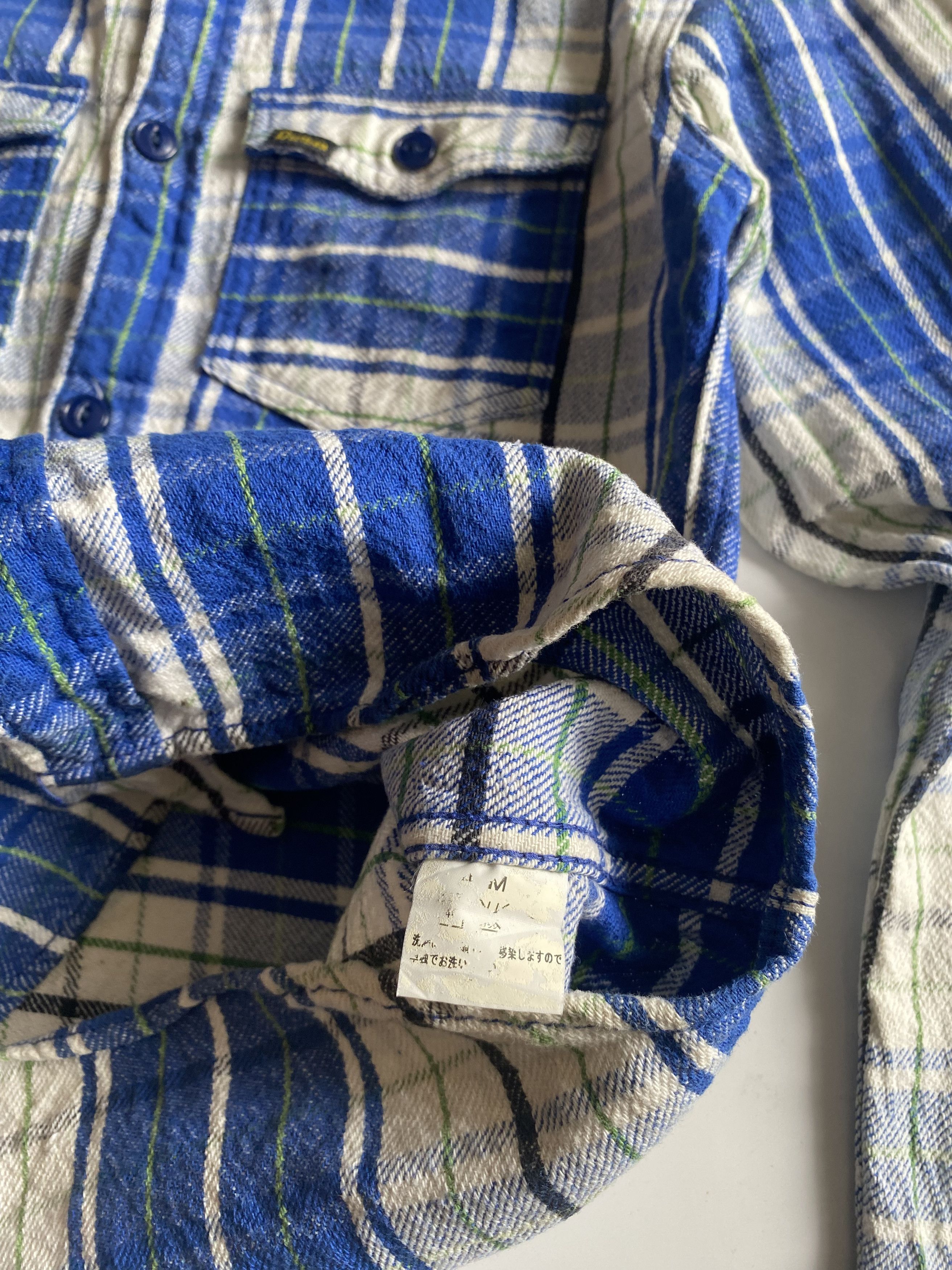 Japanese Brand × Studio D'Artisan × Vintage 24H DELETED 💥 Studio D'Artisan Flannel Shirt Size US M / EU 48-50 / 2 - 9 Thumbnail
