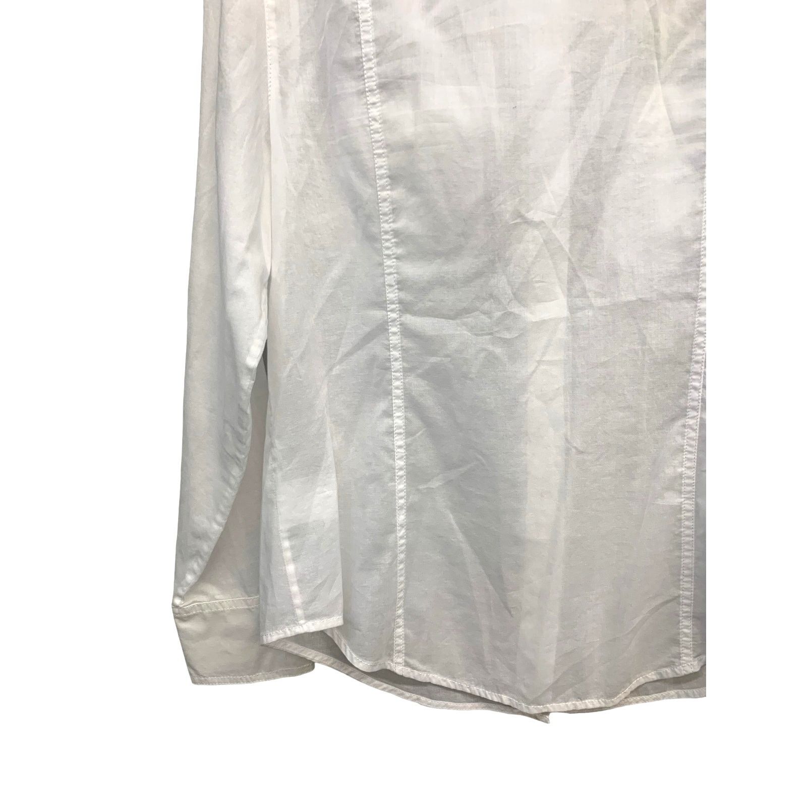 Tory Burch NWT Tory Burch White Button Up Shirt Brigette Shirt sz 10 Size L / US 10 / IT 46 - 14 Thumbnail
