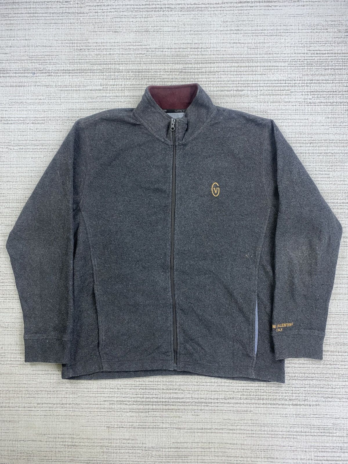 Gianni Valentino × Vintage Vintage Gianni Valentino Embroidery Logo Zipper Jacket Size US M / EU 48-50 / 2 - 5 Thumbnail