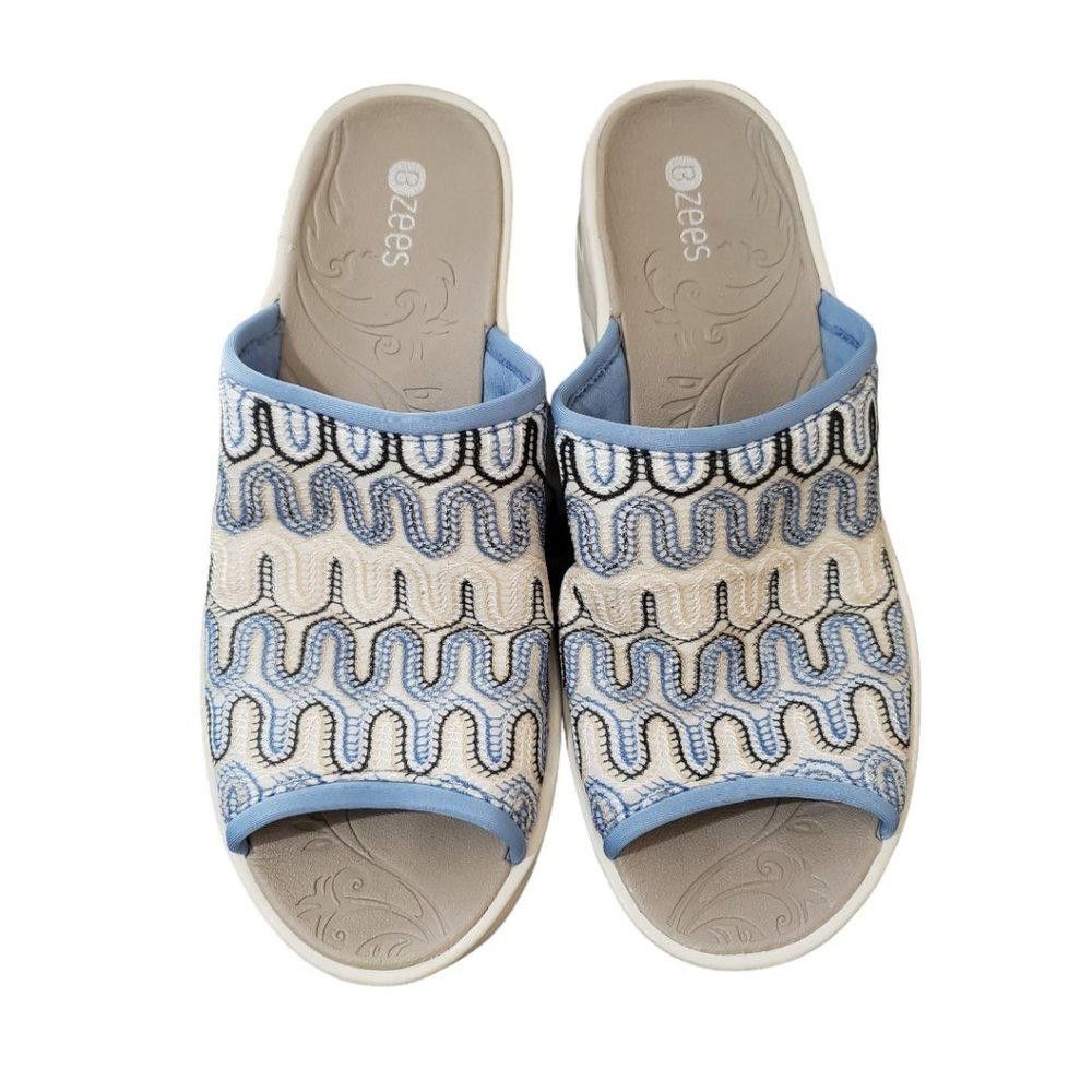 Designer BZees Ladies Wedge Slip on Sandals 9.5 Size US 9.5 / IT 39.5 - 1 Thumbnail