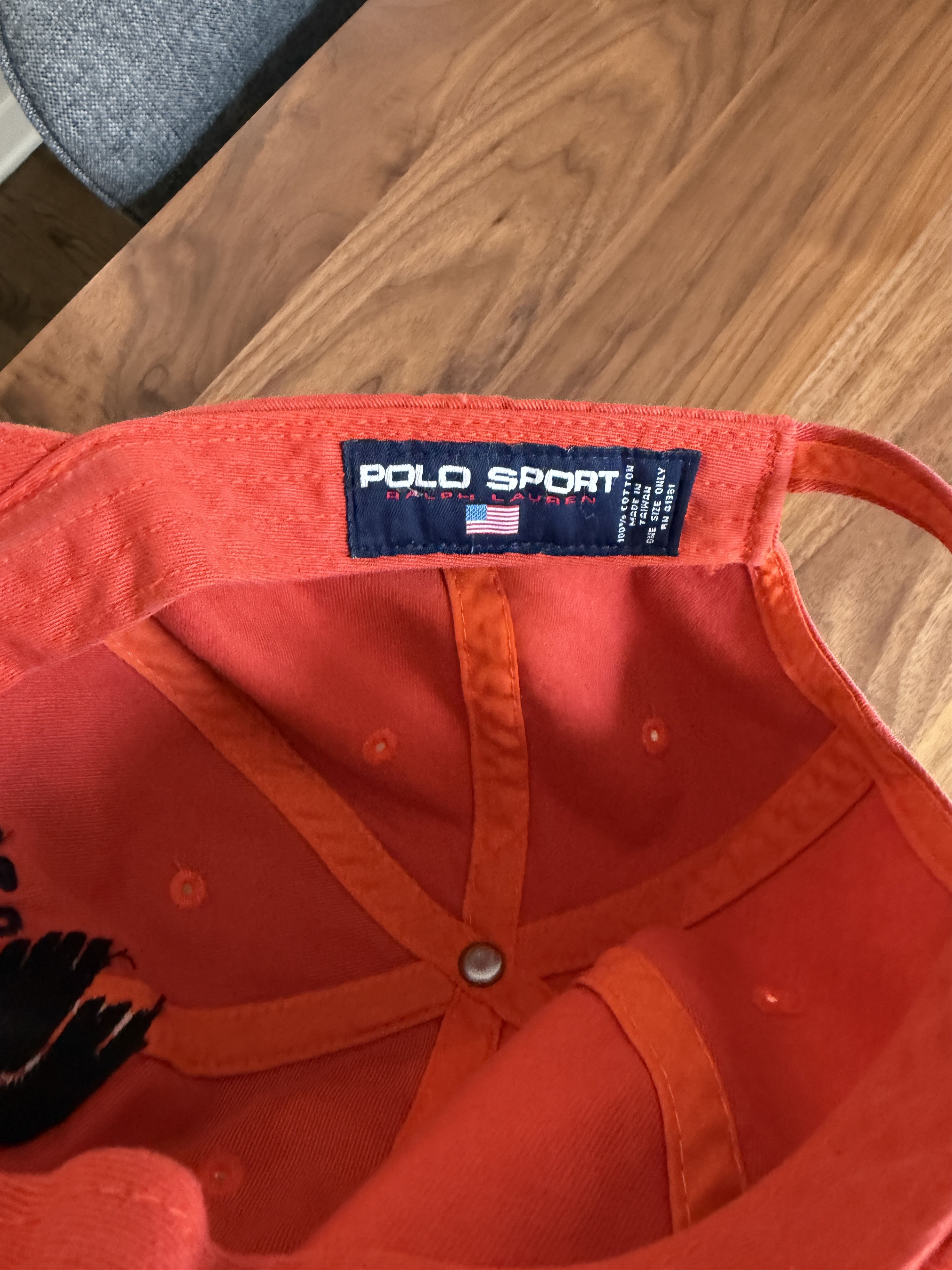 Polo Ralph Lauren Vintage Polo Sport Winged Foot Hat Size ONE SIZE - 2 Thumbnail