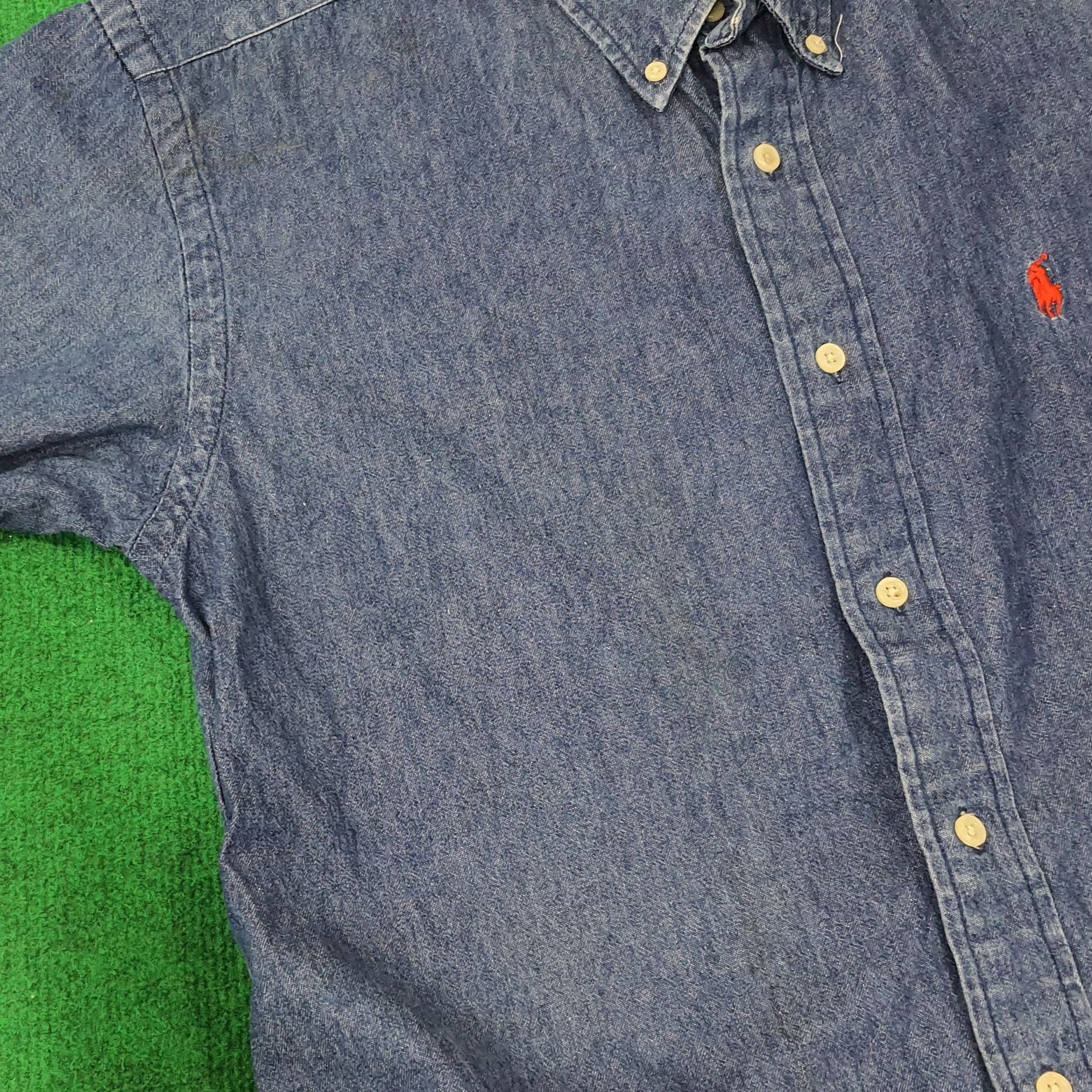 Polo Ralph Lauren Vintage Polo ground Sport Button Up Shirt C259N73 Size US M / EU 48-50 / 2 - 10 Thumbnail