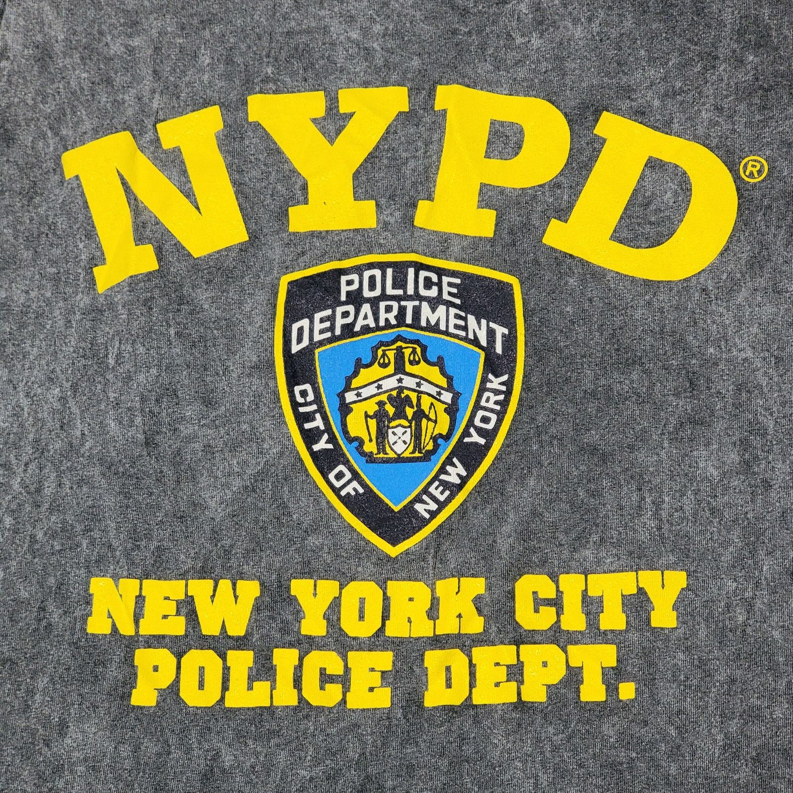 Other Officially Licensed NYPD Acid Washed NYPD Tank Top - Small Size US S / EU 44-46 / 1 - 2 Thumbnail