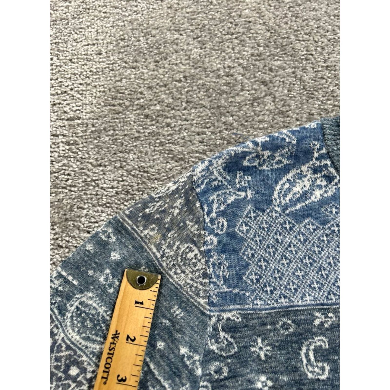 Diesel VINTAGE Diesel Sweater Womens Large Blue Linen Knit Pullover Size L / US 10 / IT 46 - 5 Thumbnail