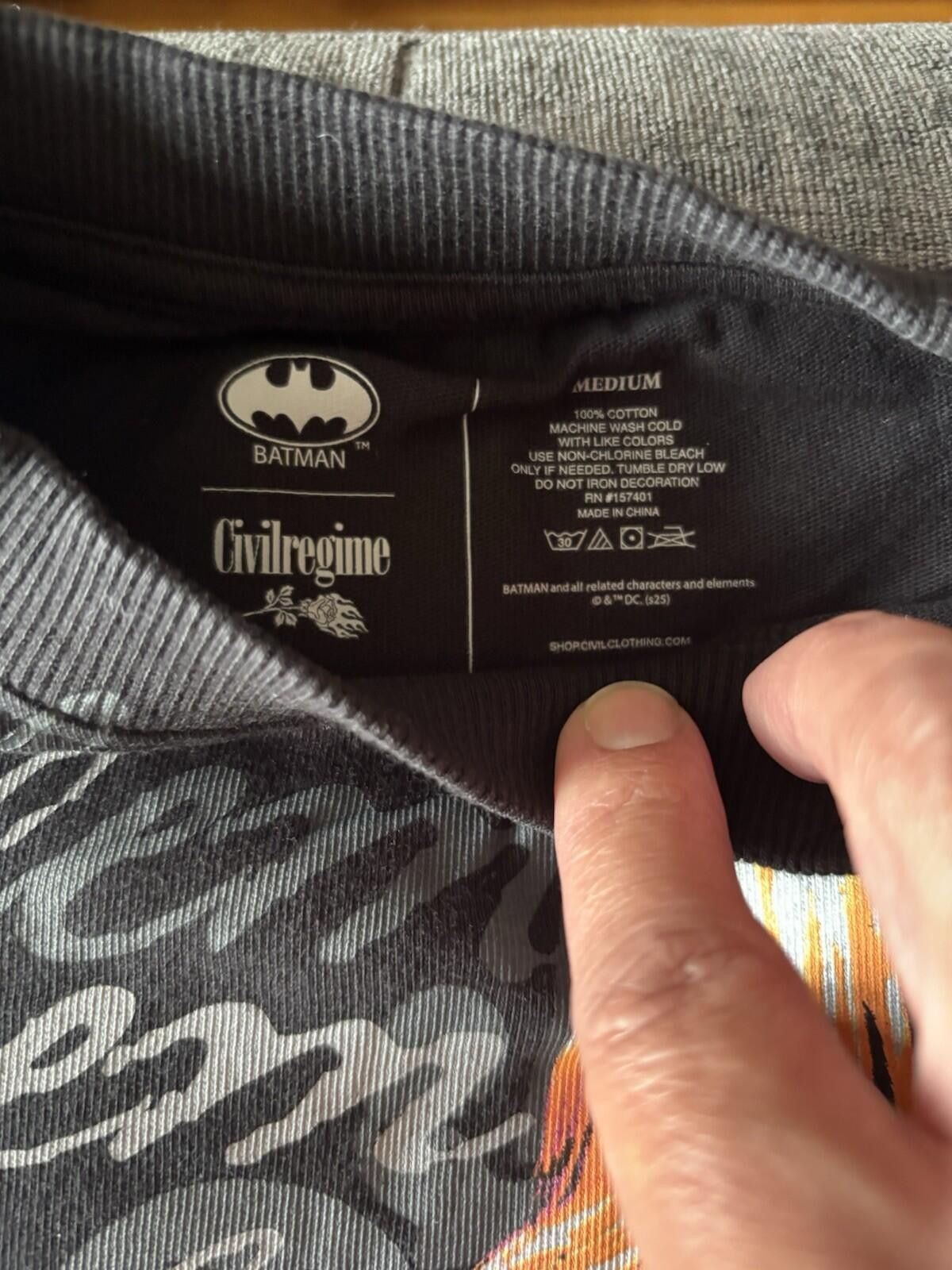Civil Regime Civil Regime Harley Quinn April Fools Drop 2026 NWT Medium Size US M / EU 48-50 / 2 - 5 Thumbnail
