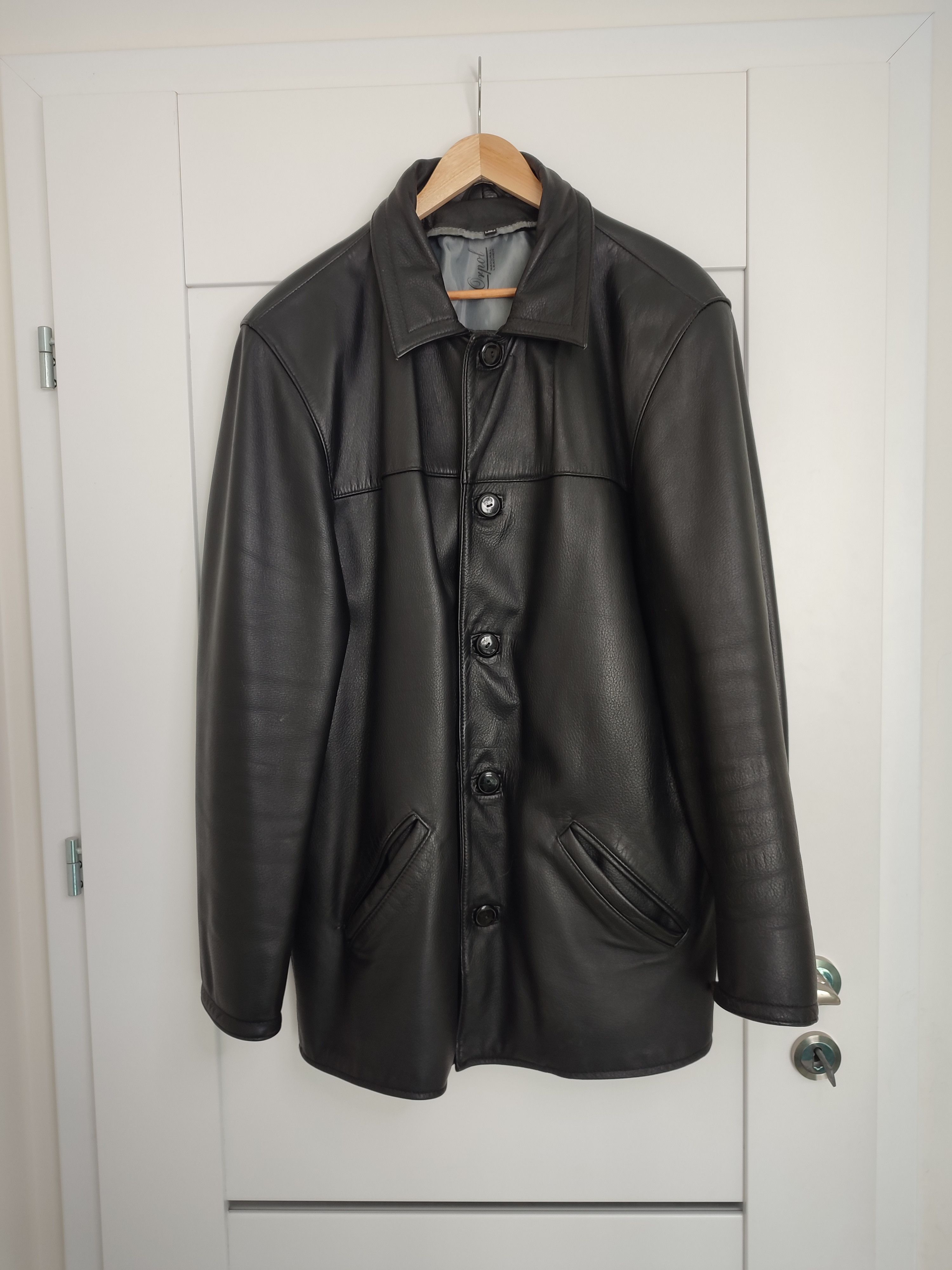 Vintage Leather jacket vintage, mens, XL Size US XL / EU 56 / 4 - 1 Thumbnail