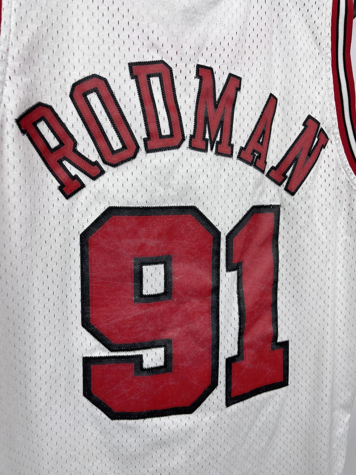 Adidas Authentic Vintage Adidas NBA Chicago Bulls Rodman #91 Size S Size US S / EU 44-46 / 1 - 9 Thumbnail