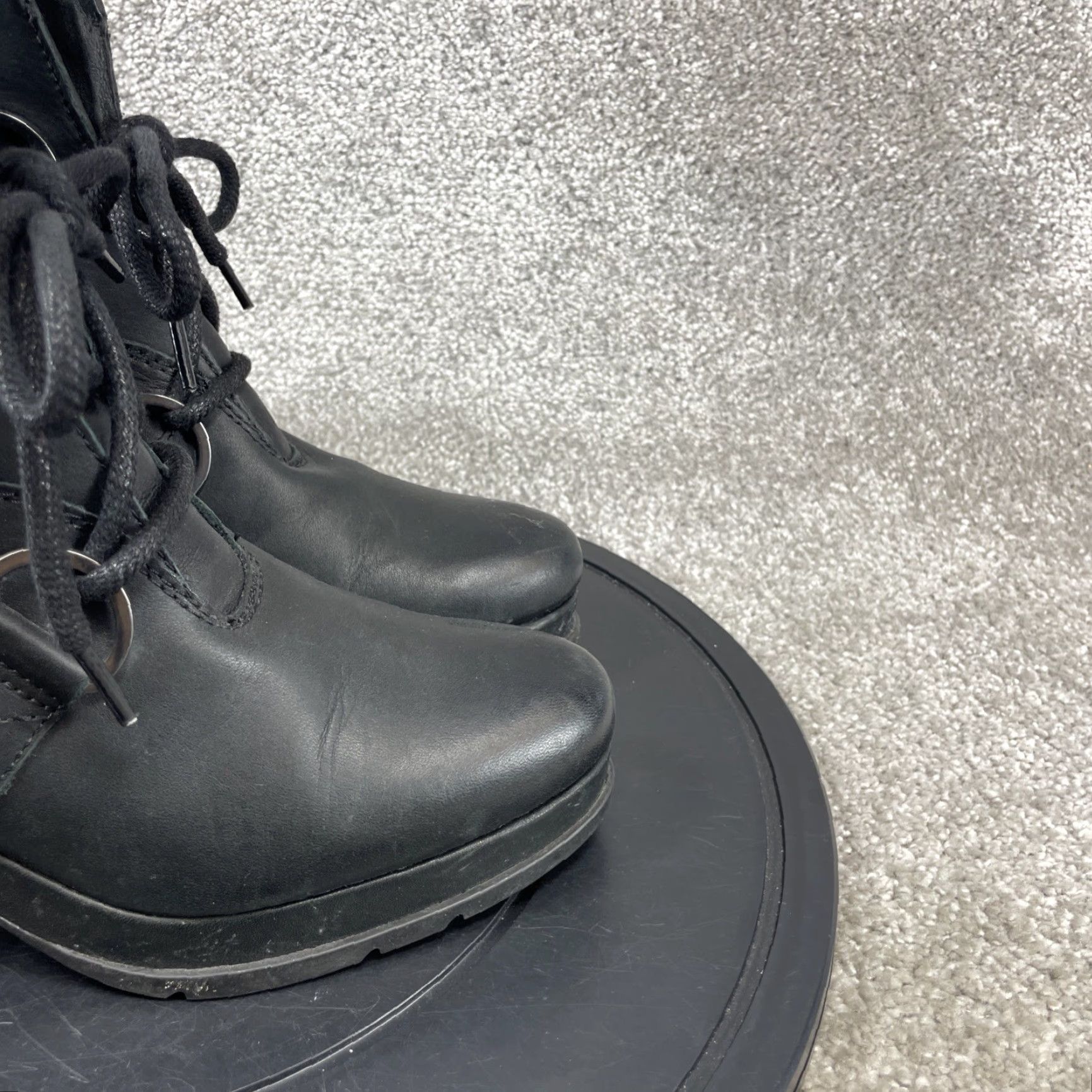 SOREL VINTAGE Sorel Boots Women's Size 10.5 Leather Ankle Bootie Casual Fall Winter Black Size US 10.5 / IT 40.5 - 2 Thumbnail