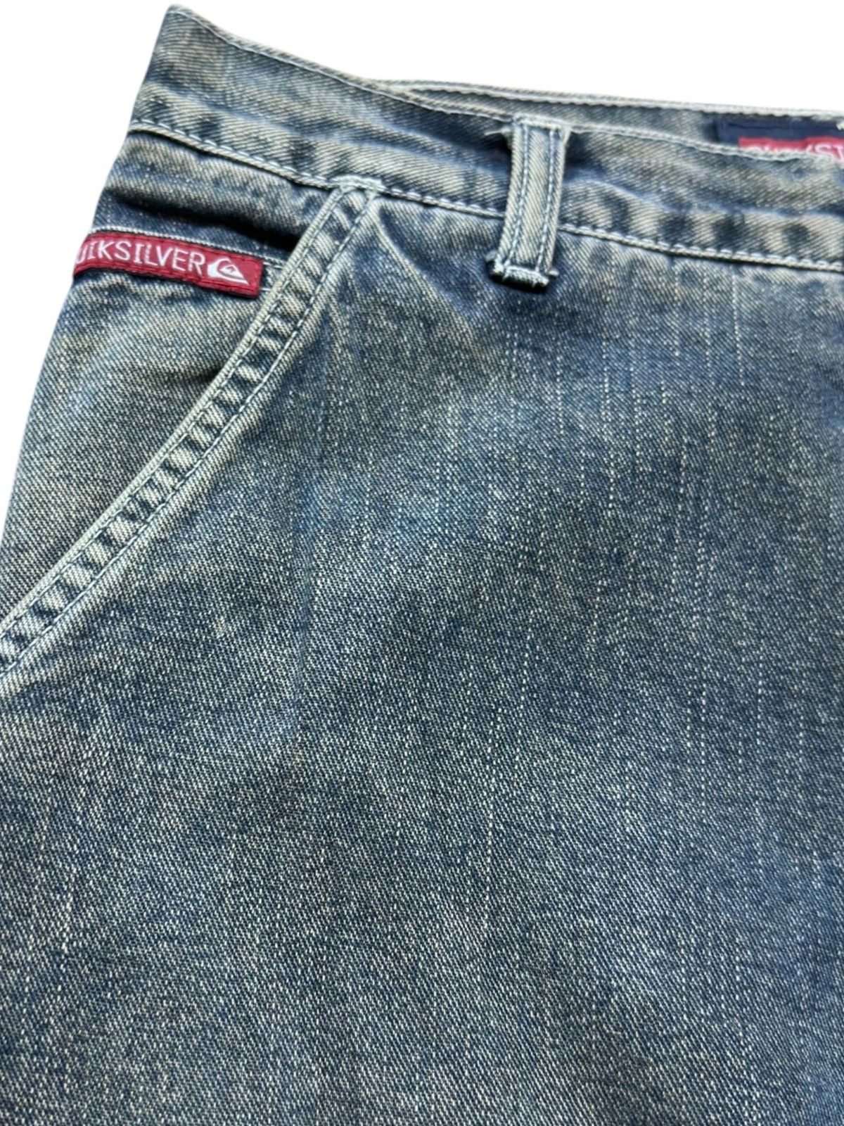 Quiksilver Vintage Quiksilver Carpentre Cargo Grunge Denim Size US 29 - 5 Thumbnail