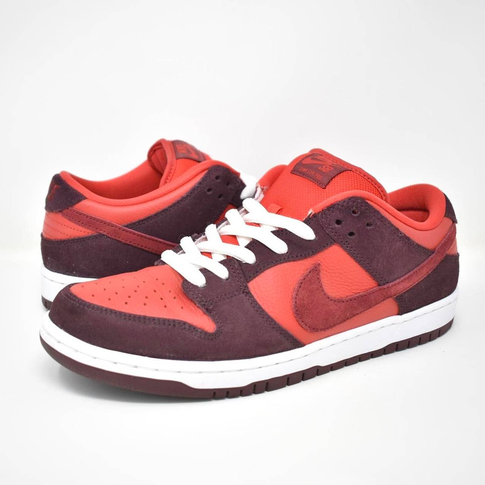 Pre-owned Nike Sb Dunk Low Cherry Shoes In Red