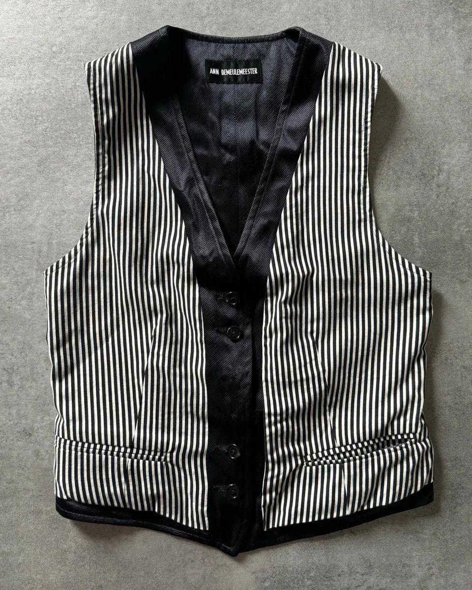 SS2009 Ann Demeulemeester Striped Waistcoat