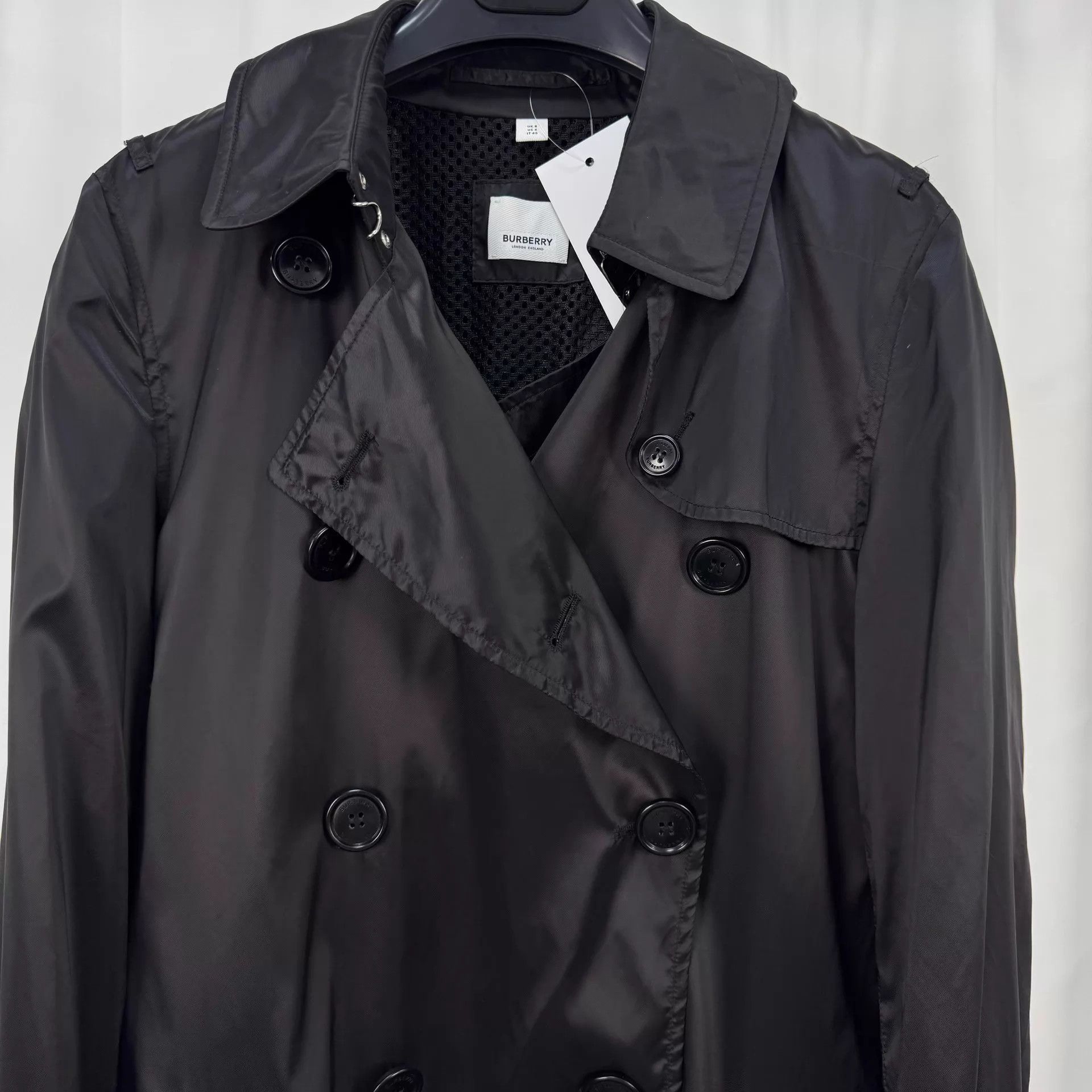 Burberry Burberry Nylon DB Trench UK8 99 New Belt Missing Size S / US 4 / IT 40 - 3 Thumbnail