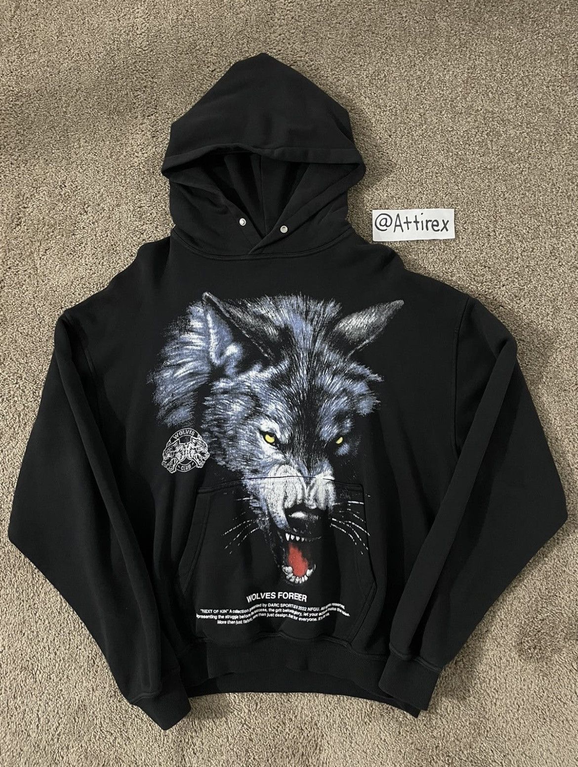 Darc Sport Wolves Hoodie (Premium Vintage Collection)