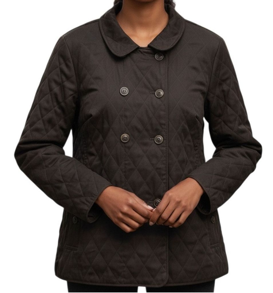 Talbots Talbots Woman DoubleBreast Quilt Belted Side Vent Jacket XXL Size XXL / US 16-18 / IT 52-54 - 1 Thumbnail
