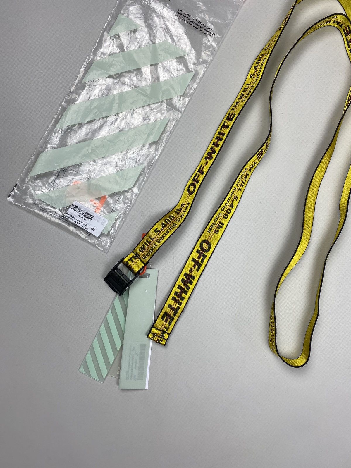 Off-White BNWT! Off-white Carry OV Mini Industrial belt one Size Size ONE SIZE - 6 Thumbnail
