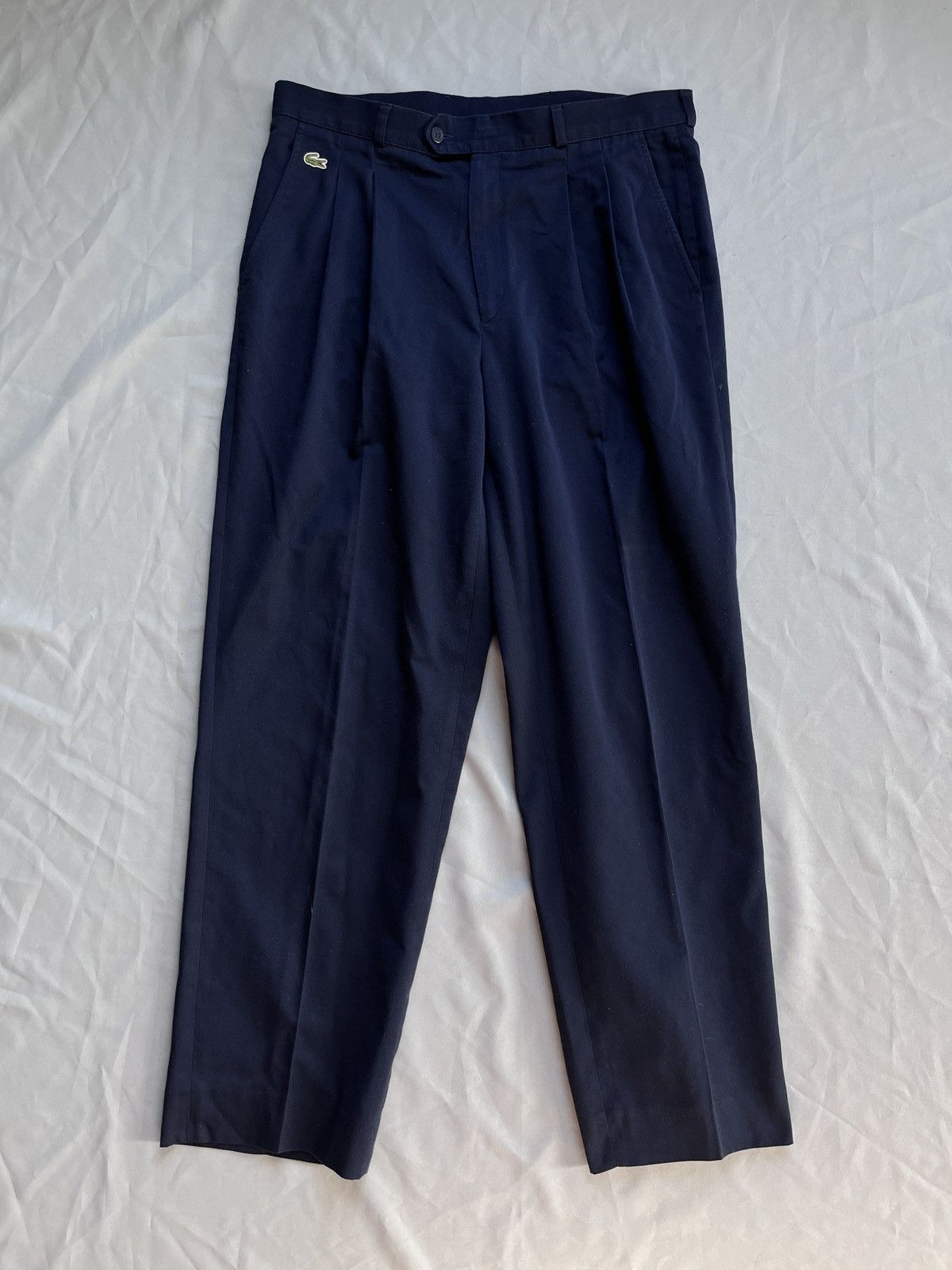 Lacoste Lacoste Chemise Blue Navy Vintage Classic Pants Size US 34 / EU 50 - 1 Thumbnail