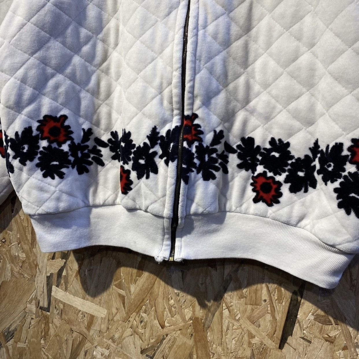 Sonia Rykiel Vintage Sonia Rykiel White 90’s Floral Jackets Size M / US 6-8 / IT 42-44 - 6 Thumbnail