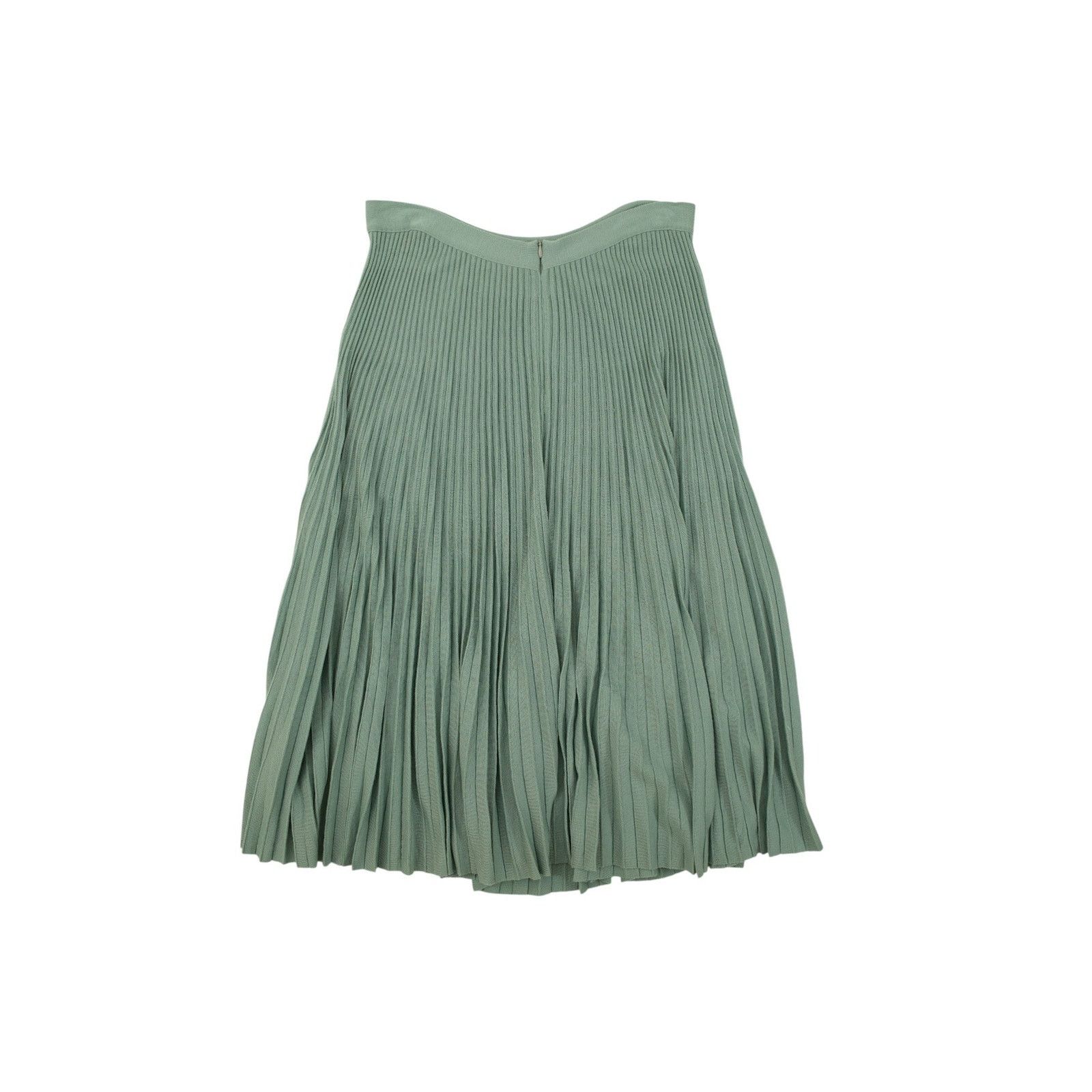 Celine by Phoebe Philo Green Pleated Skirt Size 32" / US 10 / IT 46 - 2 Thumbnail
