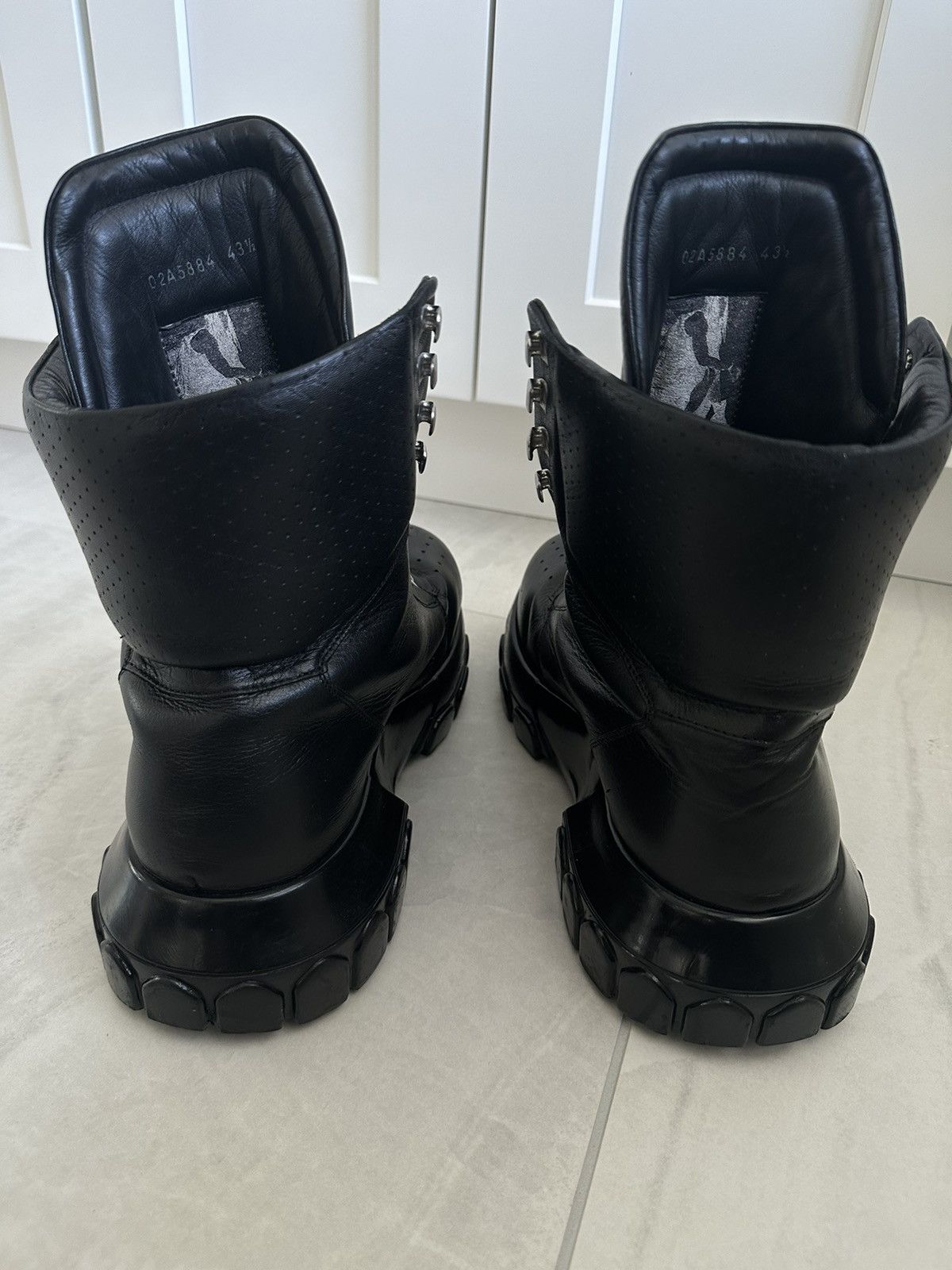 Rick Owens RICK OWENS TRACTOR DUNK BOZO BOOT Size US 11 / EU 44 - 6 Thumbnail
