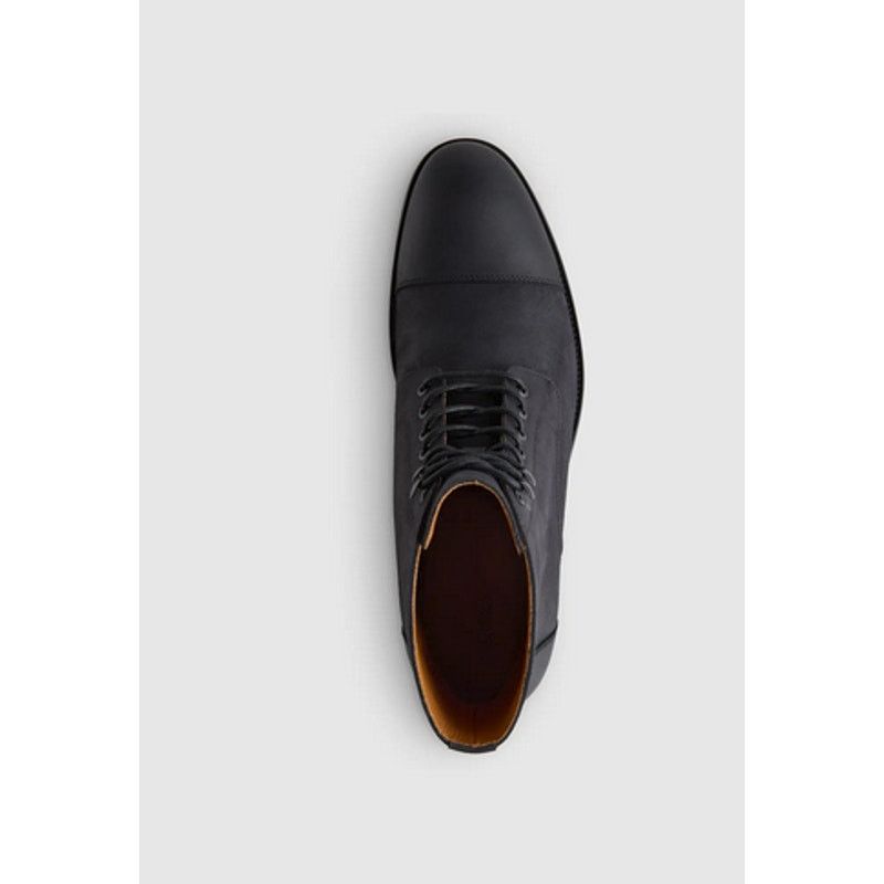 Quince Quince Crafted Leather Cap Toe Lace Up Boot Black Size 9 Size US 9 / EU 42 - 6 Thumbnail