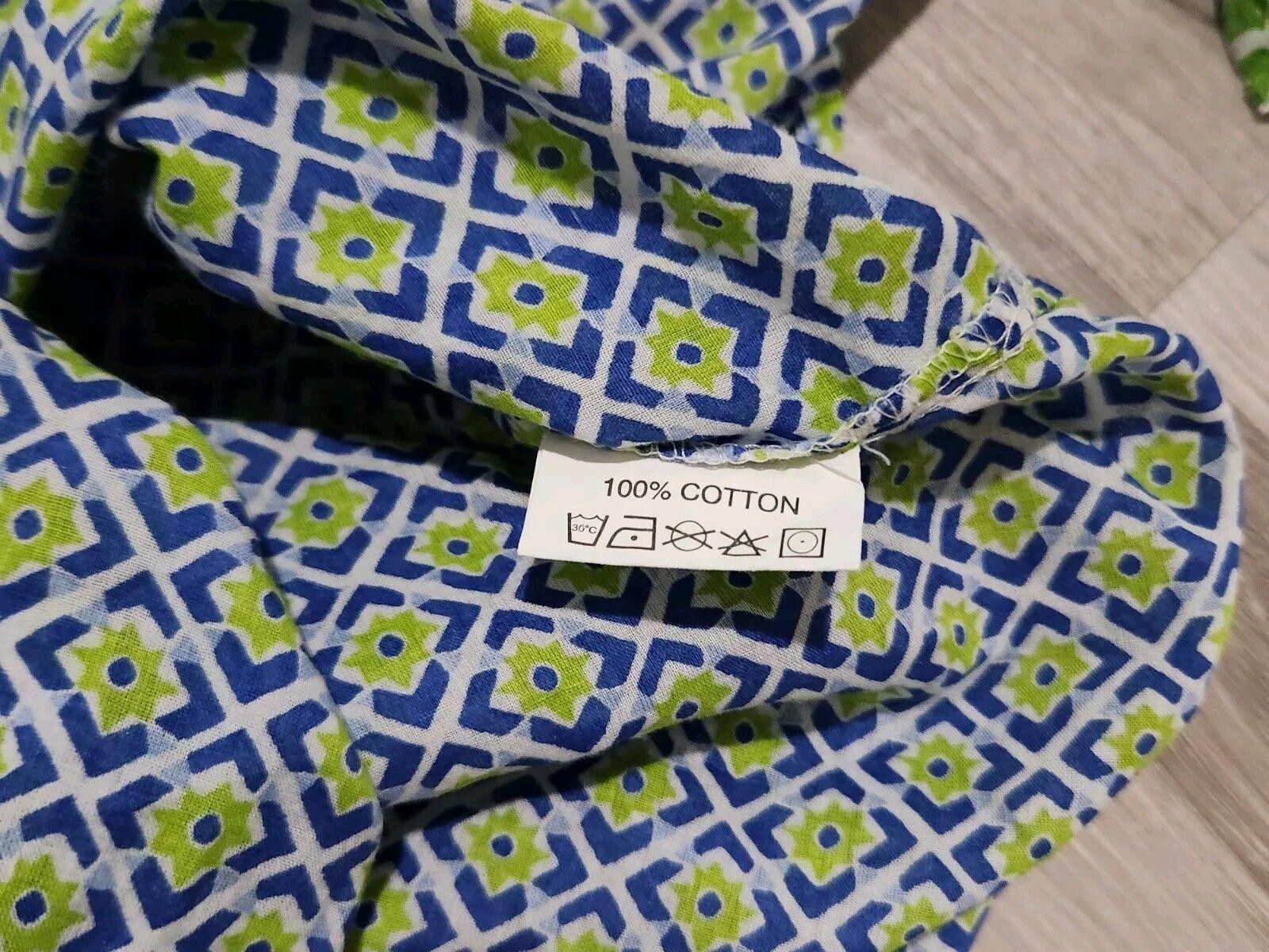 NCAA Flora Tops Lot Medium V Neck Lightweight Green Blue tunic Size M / US 6-8 / IT 42-44 - 10 Thumbnail