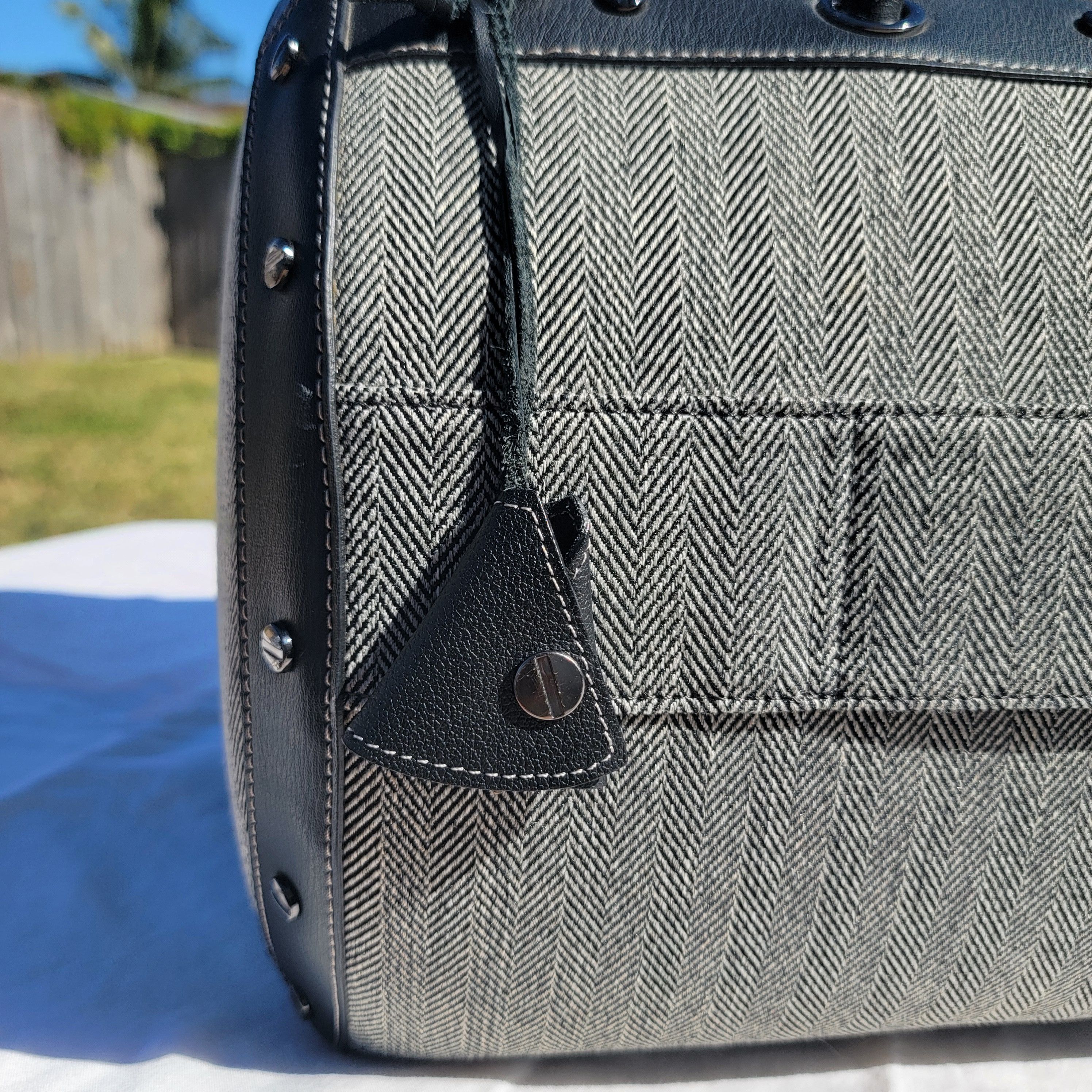 Samsonite Alexander Mcqueen X Samsonite Large Round Duffle Travel Bag Size ONE SIZE - 6 Thumbnail