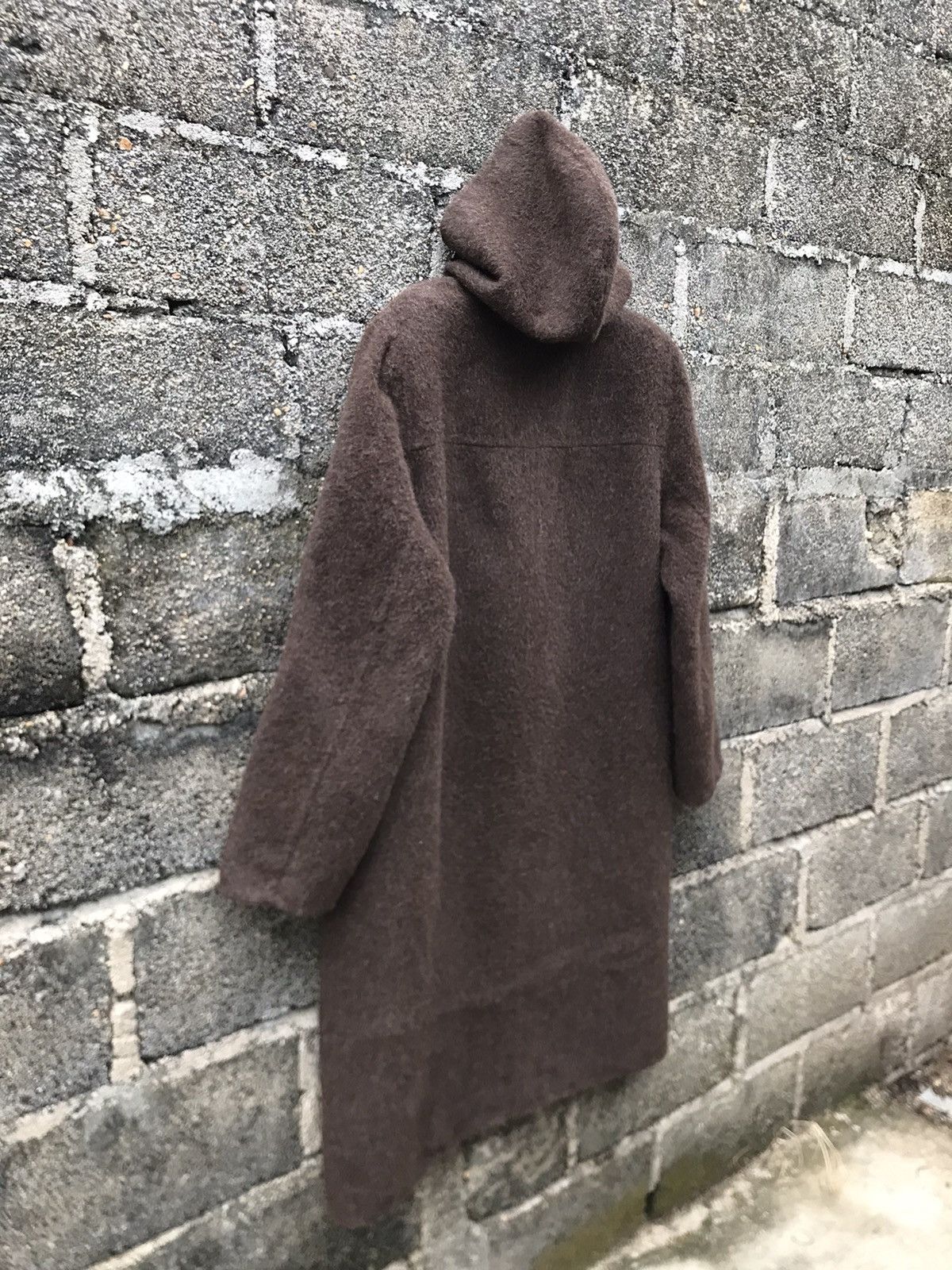Japanese Brand × Vintage ⚡️Vintage Parienne Hoodie Wool Long Jacket Size L / US 10 / IT 46 - 13 Thumbnail