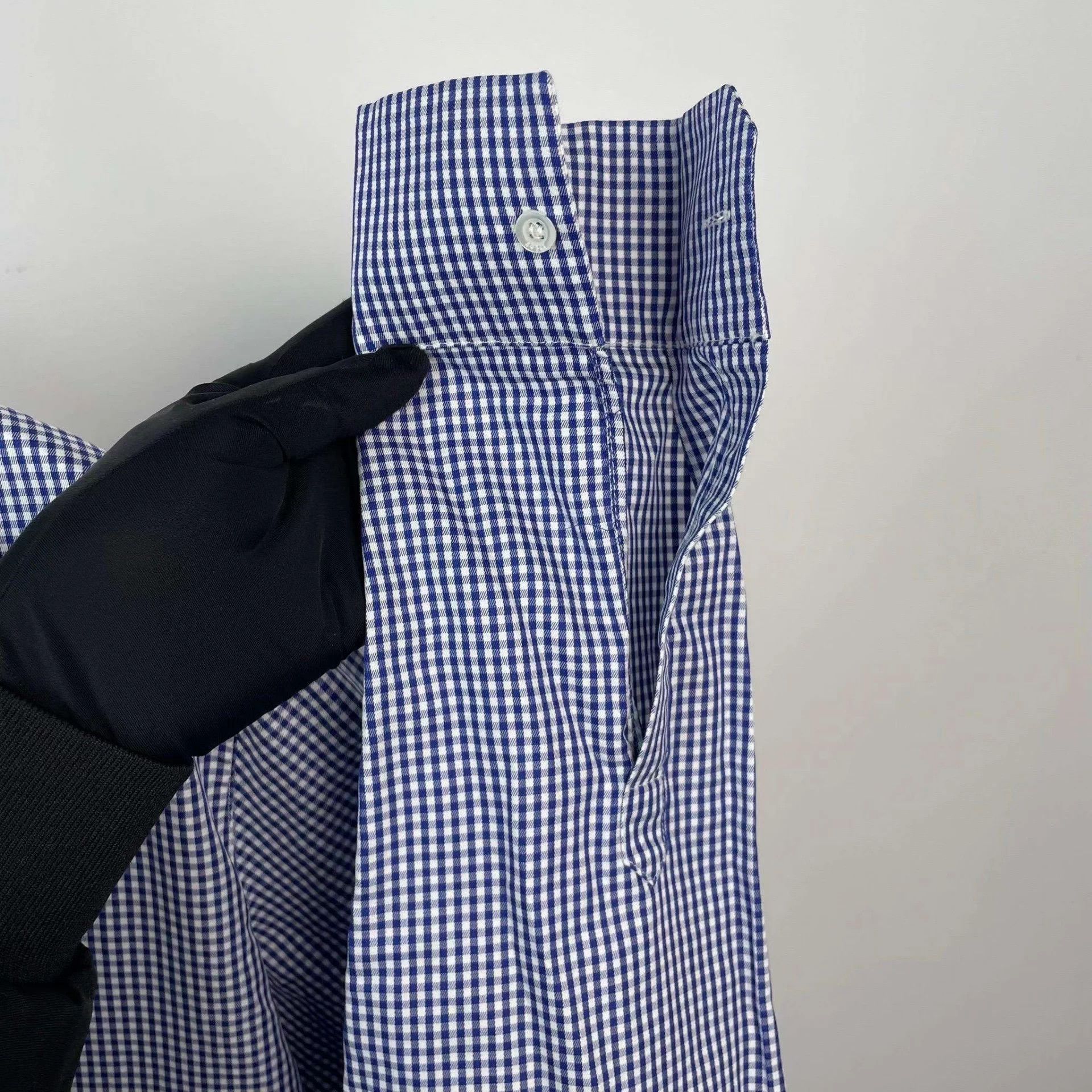 Dior DIOR Blue White Plaid Mid-Length Dress CD Logo Size 40 Size M / US 6-8 / IT 42-44 - 7 Thumbnail