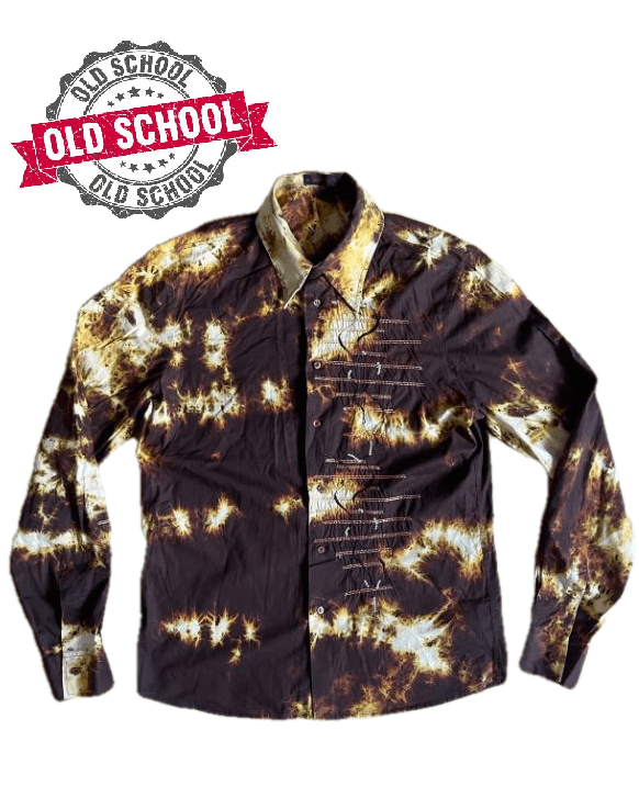 20471120 × Japanese Brand Vintage Shirt Fire Flash Size US L / EU 52-54 / 3 - 1 Thumbnail
