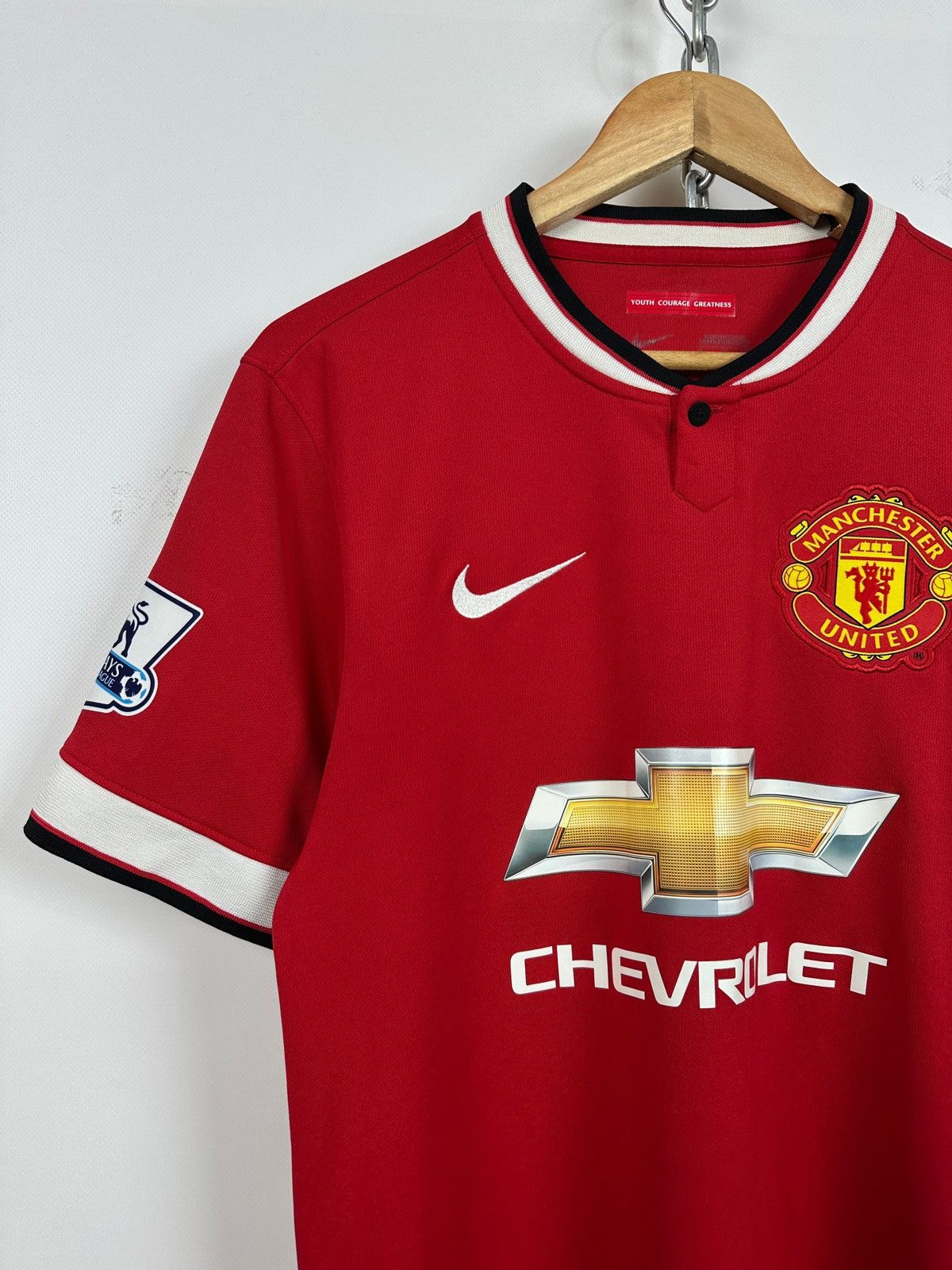 Nike 2014/15 Nike Manchester United Di Maria #7 Soccer Jersey Size US S / EU 44-46 / 1 - 4 Thumbnail
