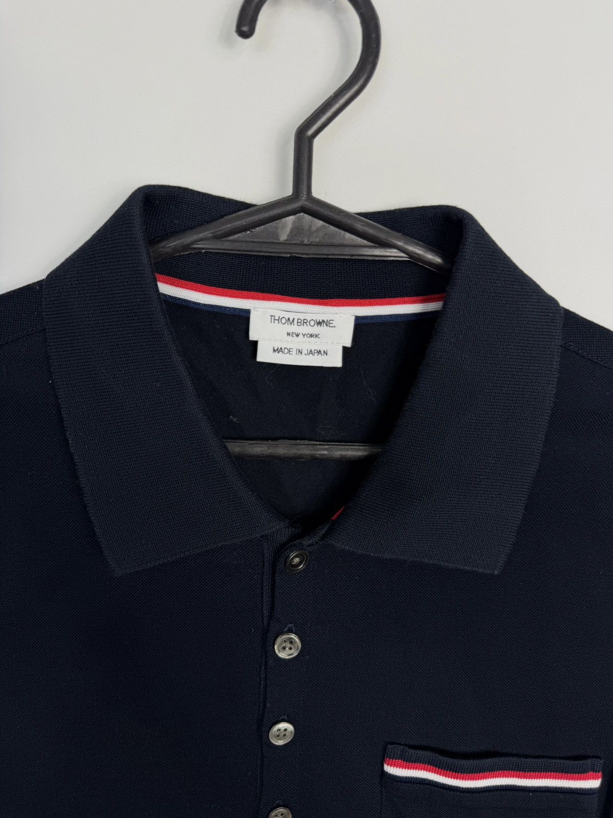 Thom Browne Thom Browne New York Polo Shirt Made in Japan High End Size US M / EU 48-50 / 2 - 2 Thumbnail