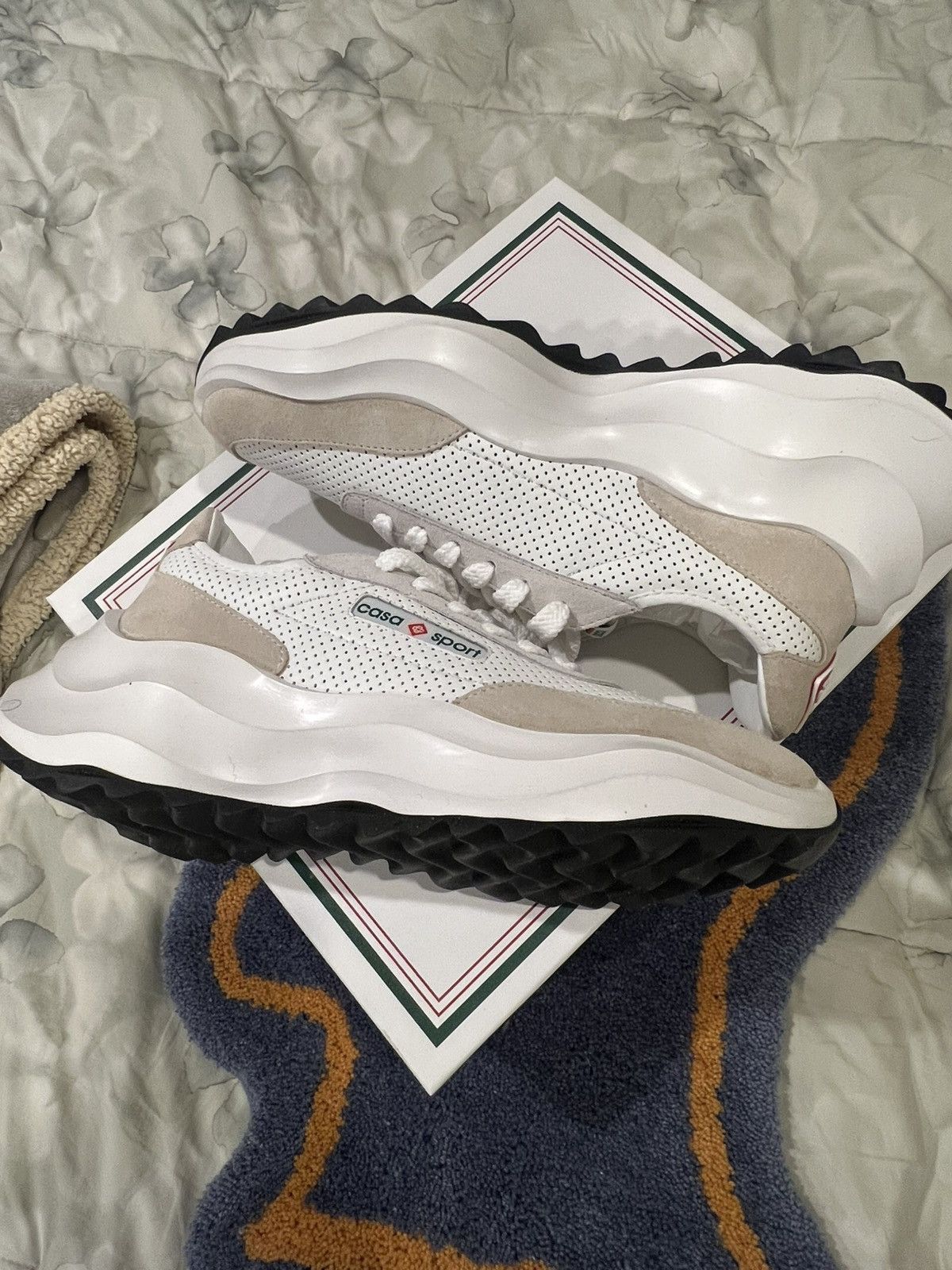 Casablanca Mens Atlantis Off-White Sneaker Size US 10 / EU 43 - 5 Thumbnail
