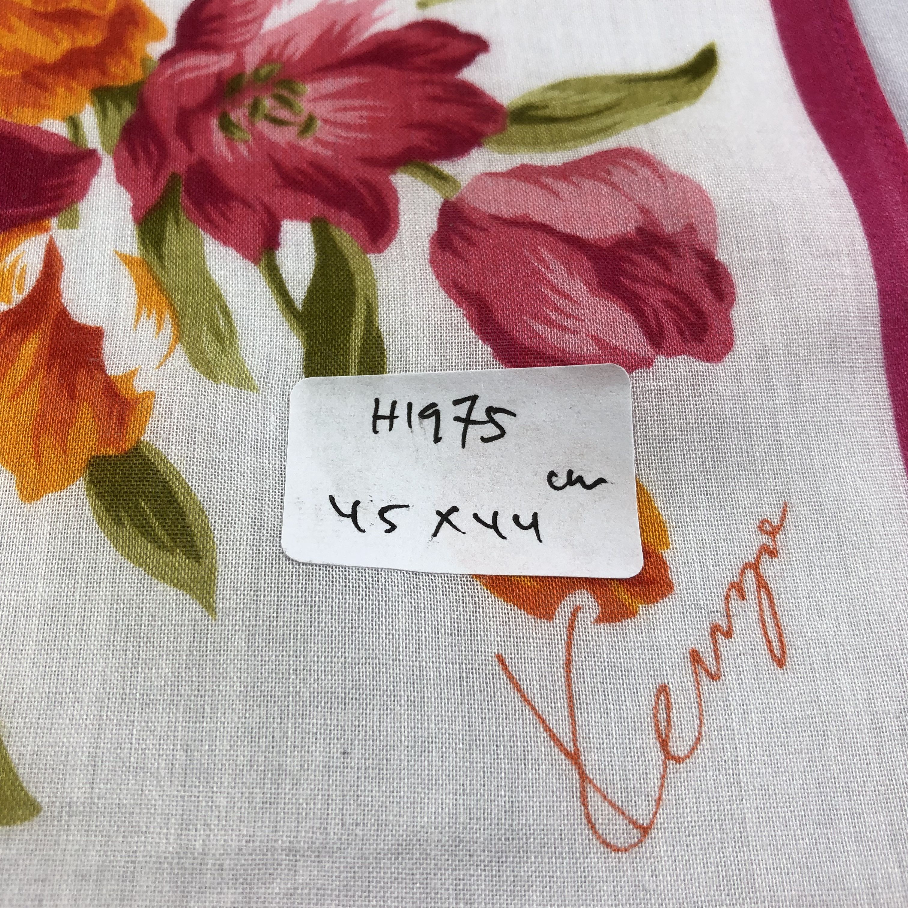 Kenzo Kenzo Floral Handkerchief Neckerchief Bandana H1975 Size ONE SIZE - 5 Thumbnail