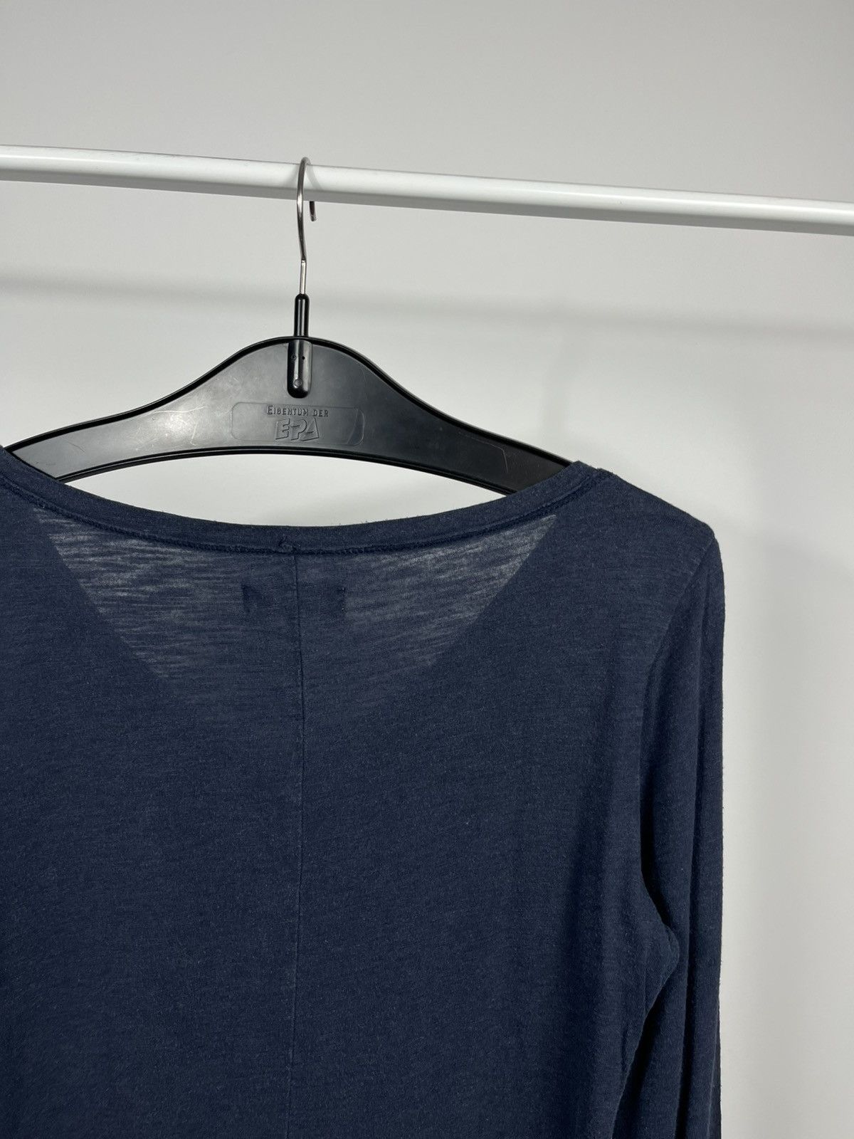 Hollister Hollister Womens Navy V Neck Long Sleeve Top Size S Casual Size S / US 4 / IT 40 - 11 Thumbnail