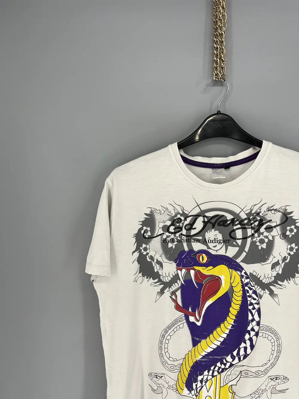 Ed Hardy Vintage Y2k Ed Hardy T-Shirt Size XL Size US XL / EU 56 / 4 - 4 Thumbnail