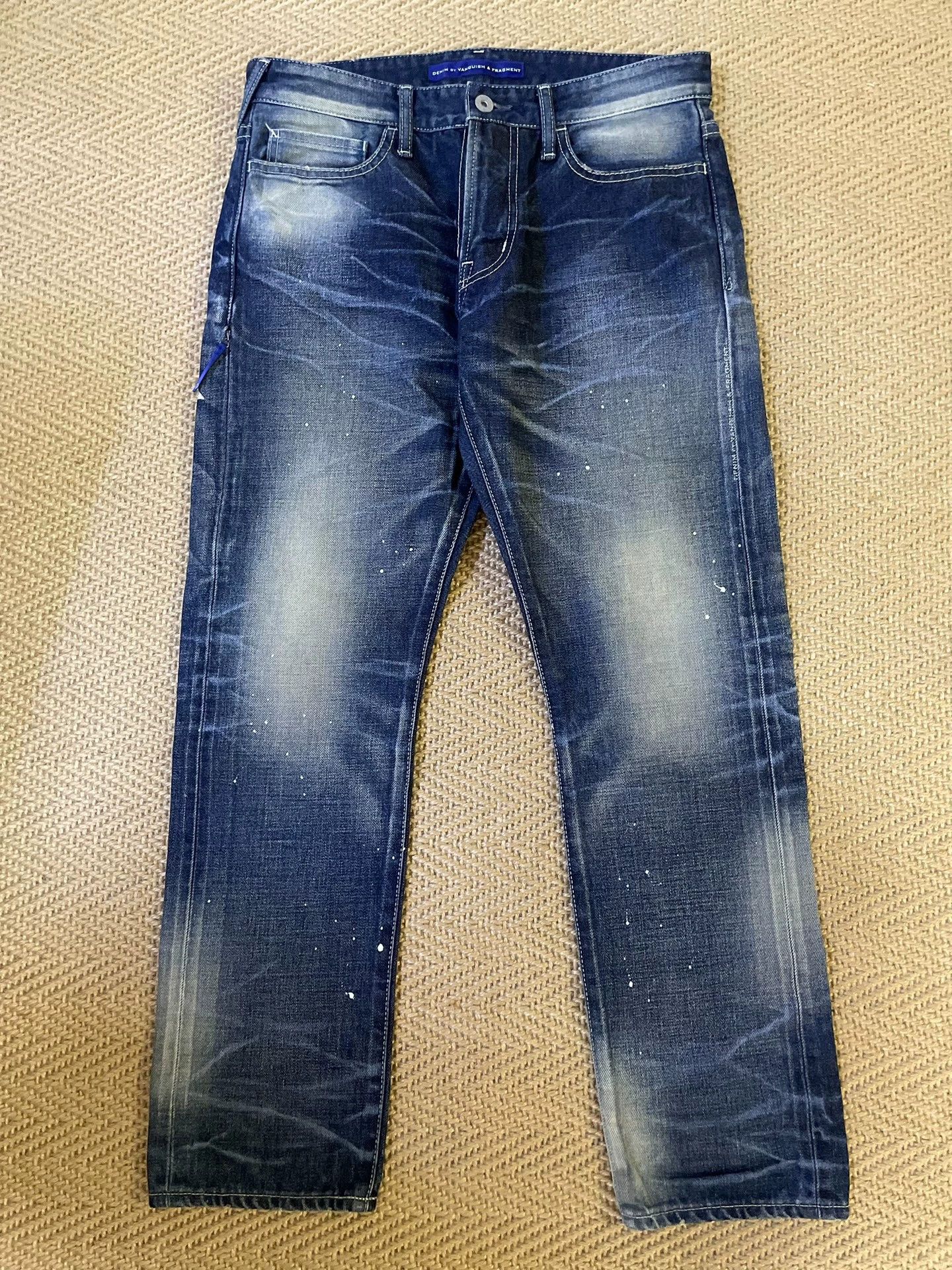 Fragment Design Fragment x Vanquish Violent Wash Ink Jeans W32 New Size US 32 / EU 48 - 1 Thumbnail