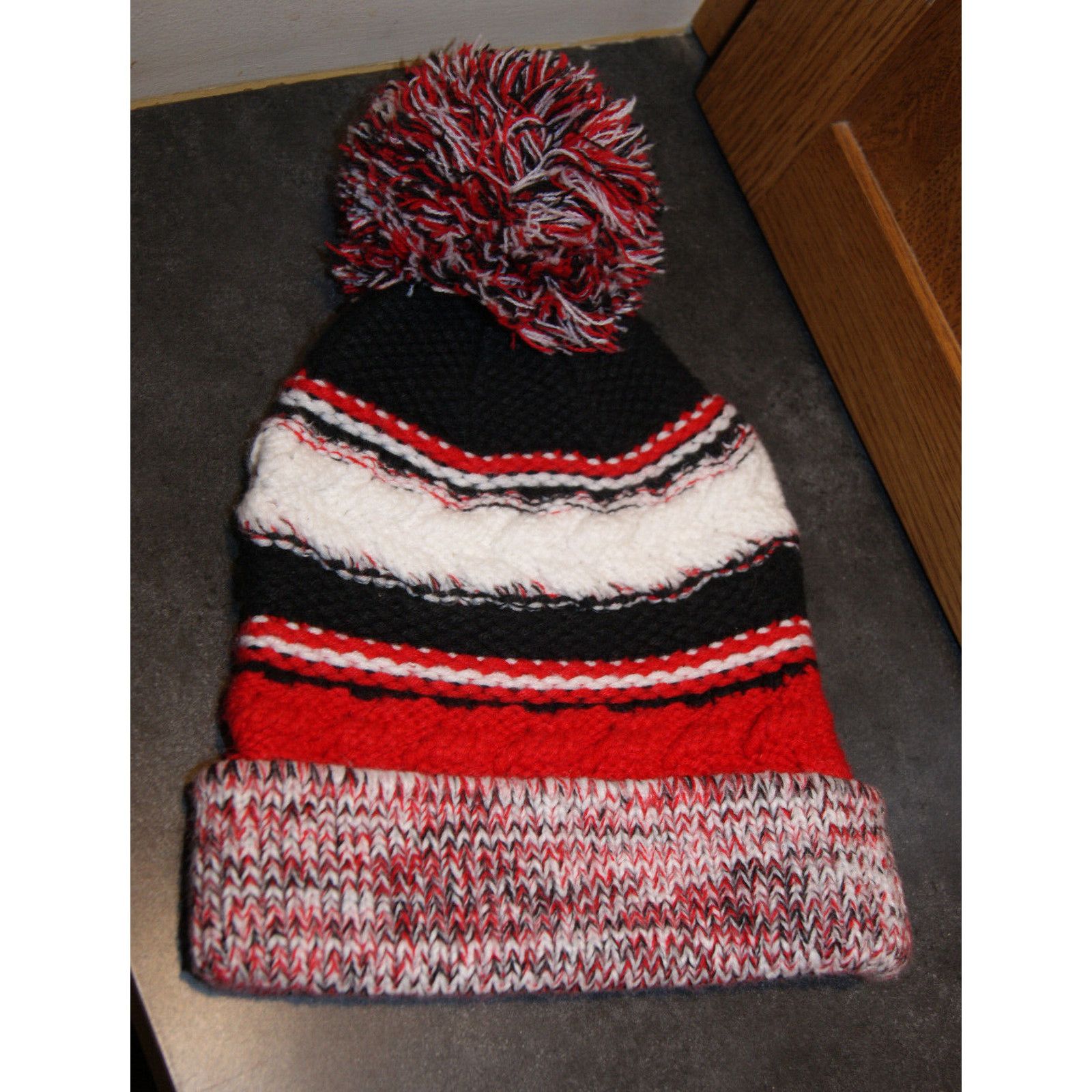 Other Indiana University Hoosiers IU Beanie Knit Cuff Hat Ski Cap Size ONE SIZE - 2 Thumbnail