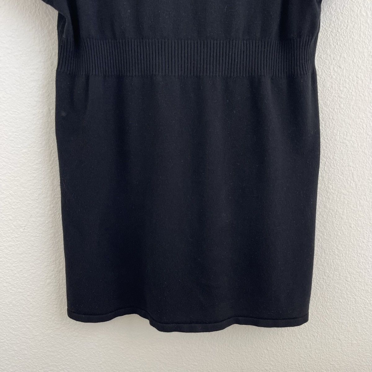 Other DEBBIE MORGAN Vintage Black White Knit Milkmaid Academia Top Size L / US 10 / IT 46 - 11 Thumbnail