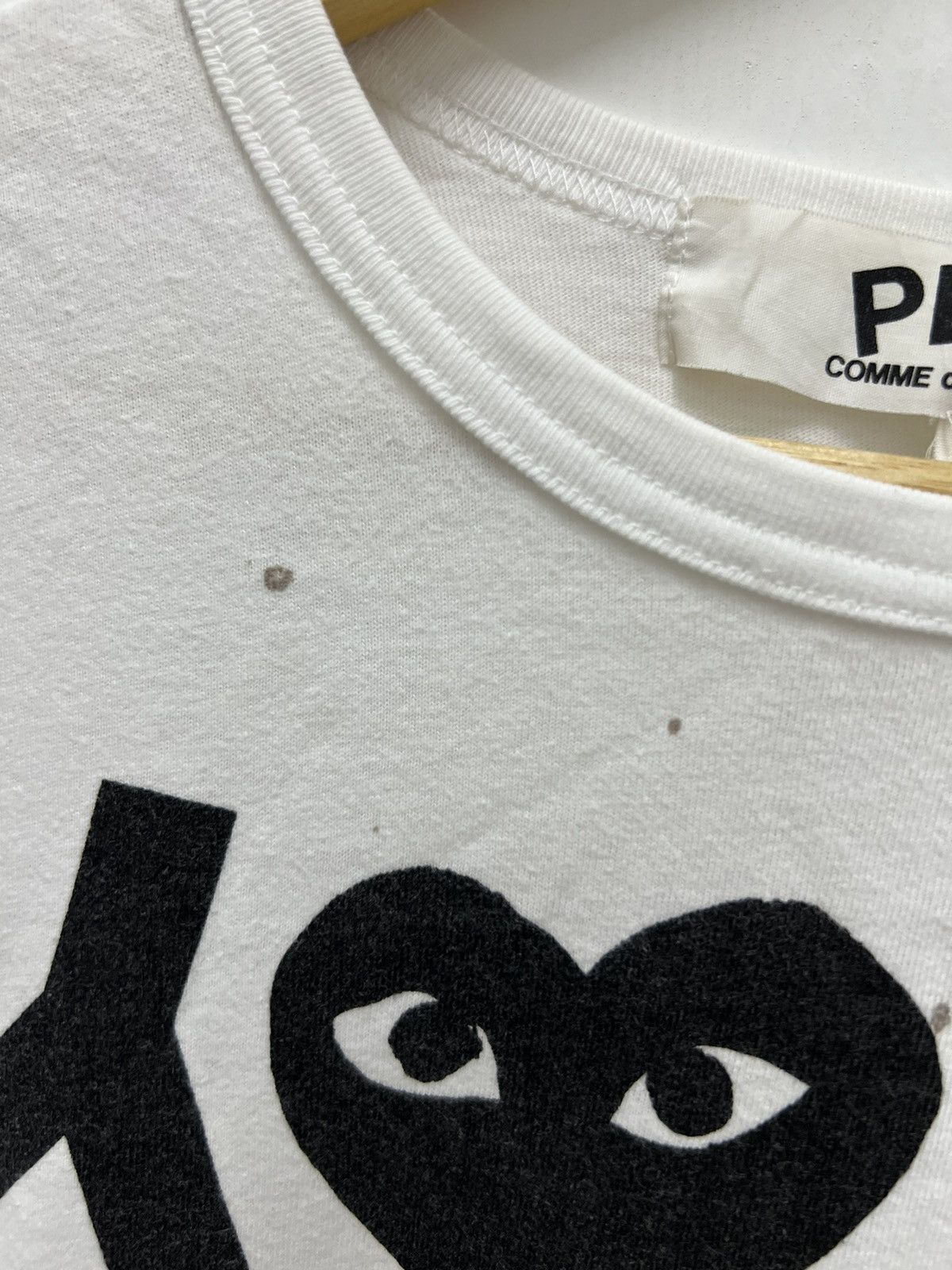 Comme des Garcons Comme Des Garcons Play Spell Out Shirt Size US L / EU 52-54 / 3 - 7 Thumbnail