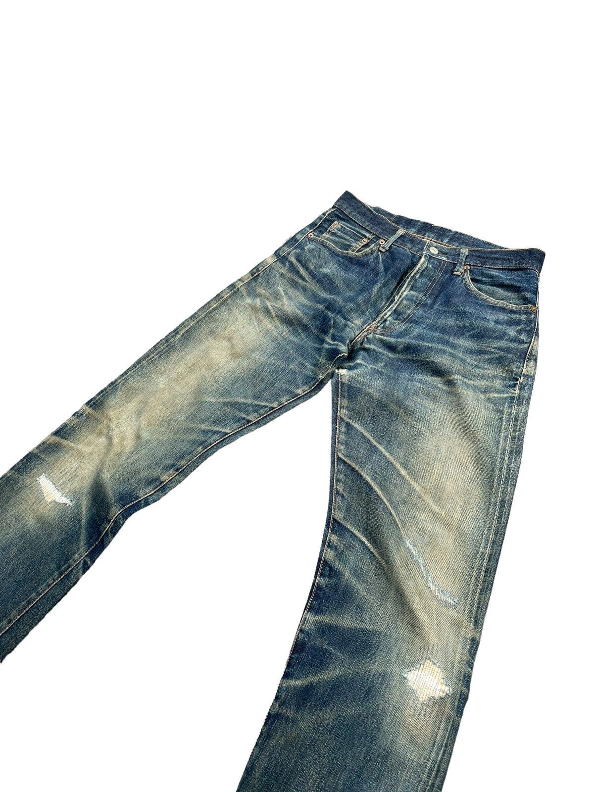 Octopus × Vintage Vintage Octopus Army Selvedge Distresed Denim Size US 30 / EU 46 - 3 Thumbnail