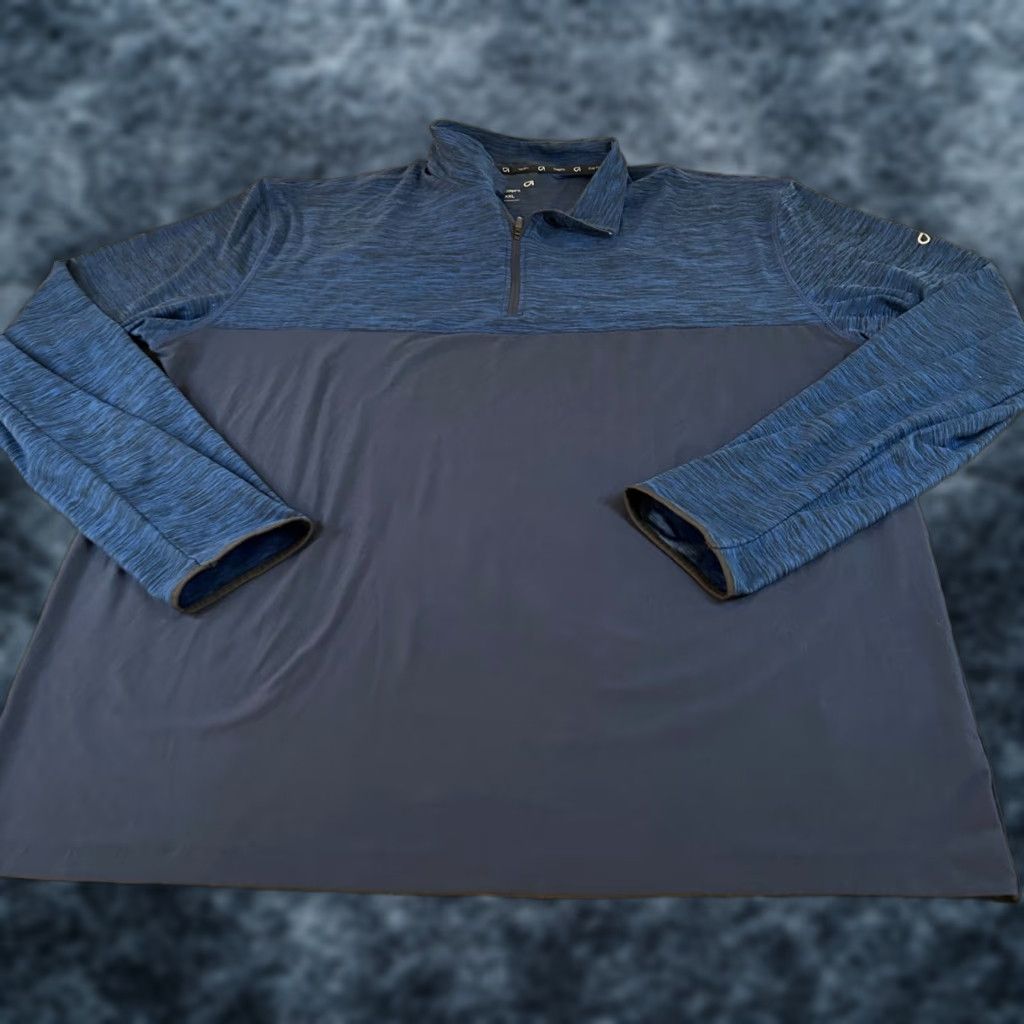 Vintage GapFit Pullover Activewear Top Sweatshirt Long Blue Mens XXL Knit Moisture Wicking Athletic Performance Shoes? Size US XXL / EU 58 / 5 - 1 Thumbnail